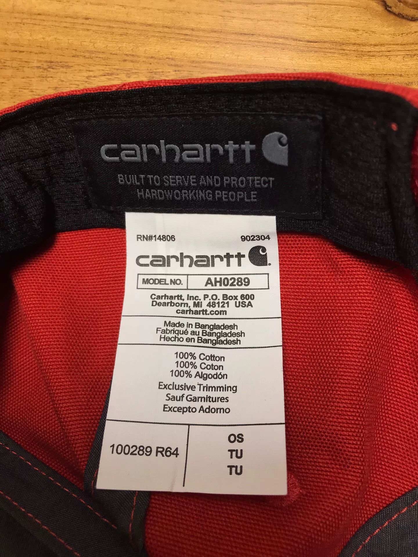 Carhartt Carhartt 100289 R64 Baseball Cap Size ONE SIZE - 8 Thumbnail