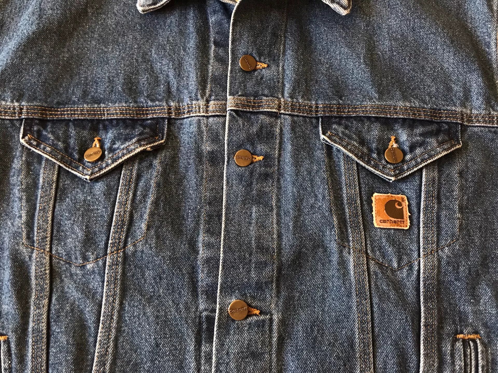 Carhartt Carhartt J12 DST Denim Jacket Size US XL / EU 56 / 4 - 5 Thumbnail