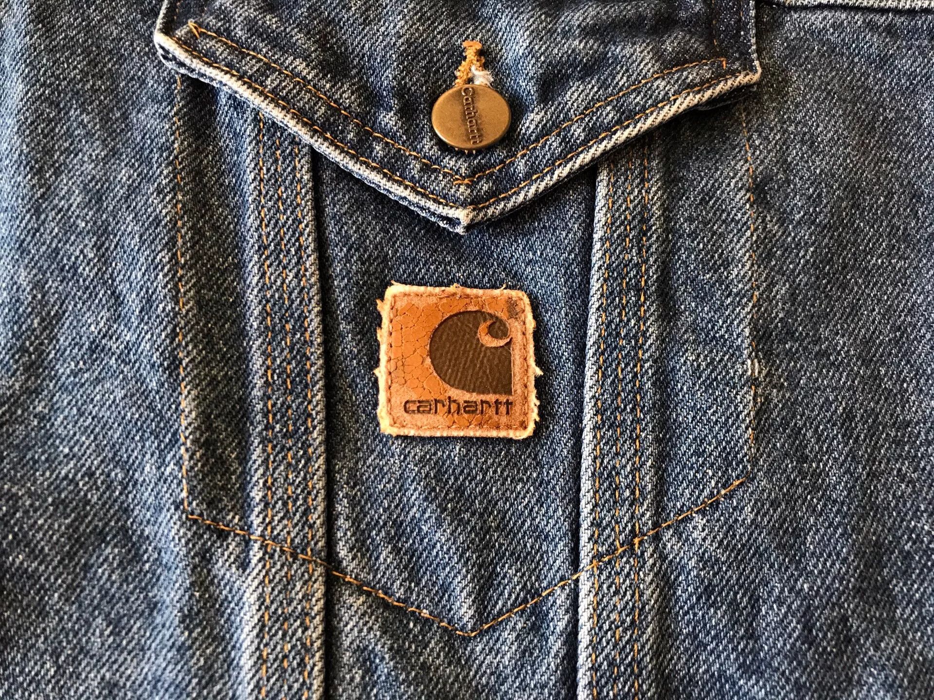 Carhartt Carhartt J12 DST Denim Jacket Size US XL / EU 56 / 4 - 6 Thumbnail