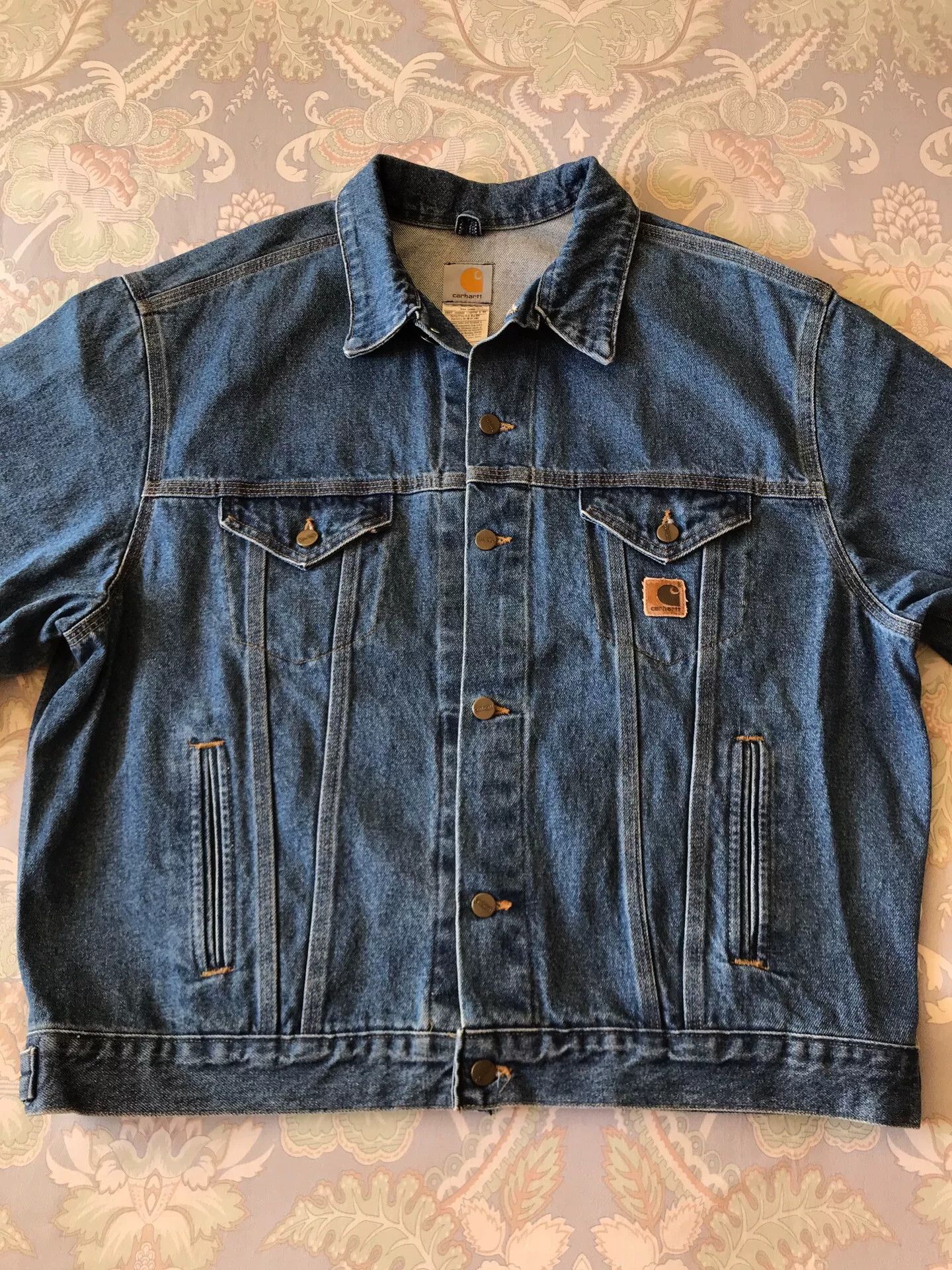 Carhartt Carhartt J12 DST Denim Jacket Size US XL / EU 56 / 4 - 3 Thumbnail