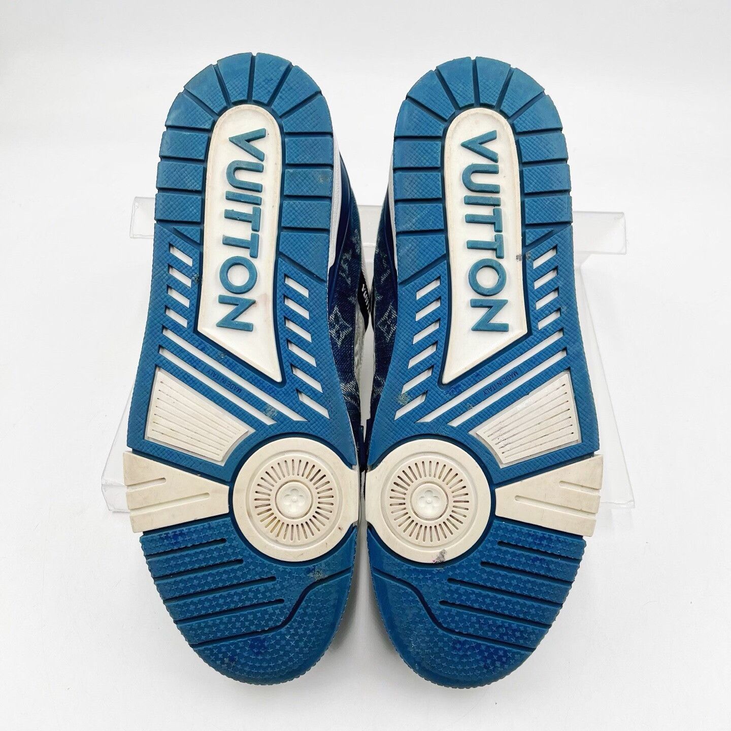 Louis Vuitton Louis Vuitton Trainer Leather Low-Top Sneakers Size US 10.5 / EU 43-44 - 8 Thumbnail