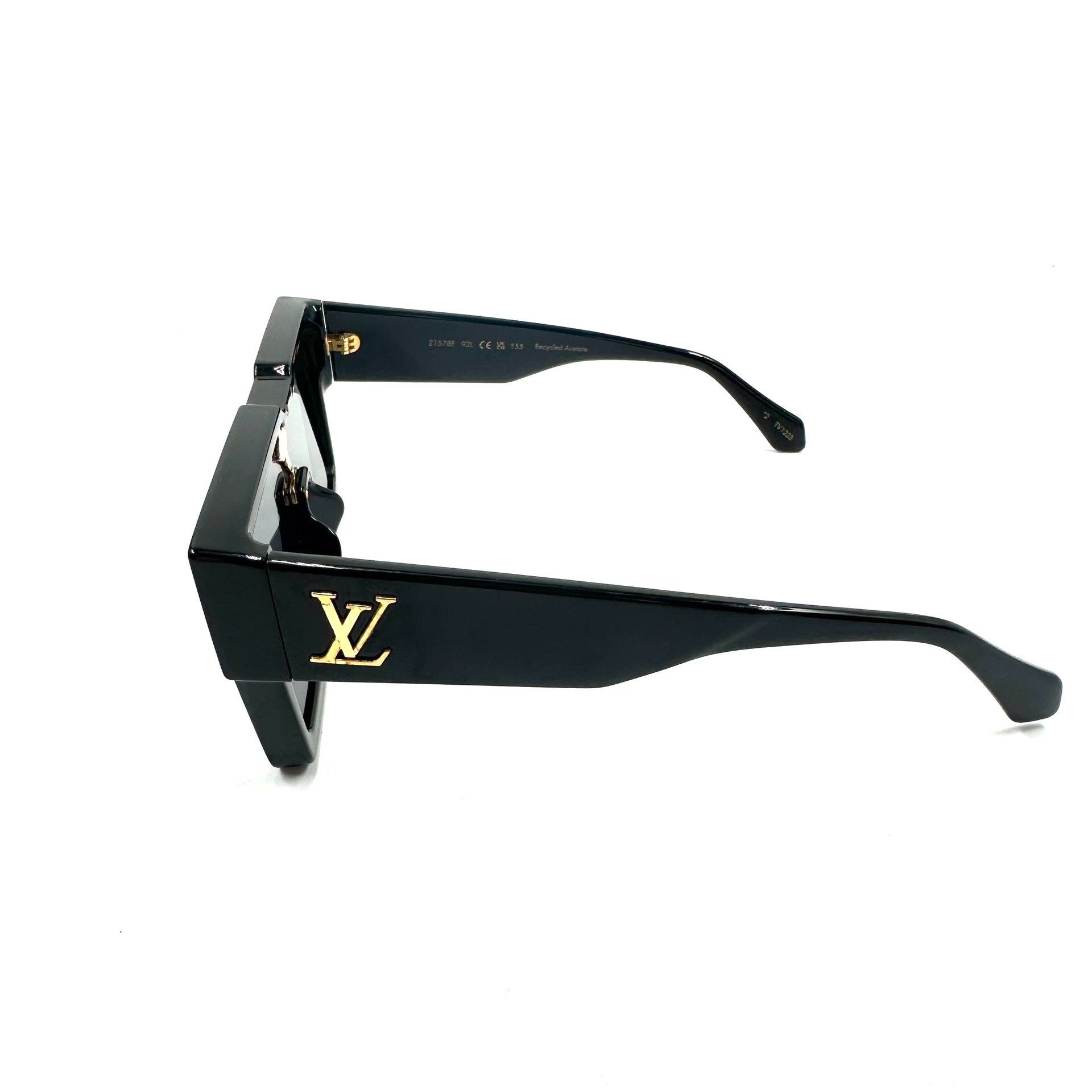 Louis Vuitton Louis Vuitton Cyclone Black Square Sunglasses Size ONE SIZE - 4 Thumbnail