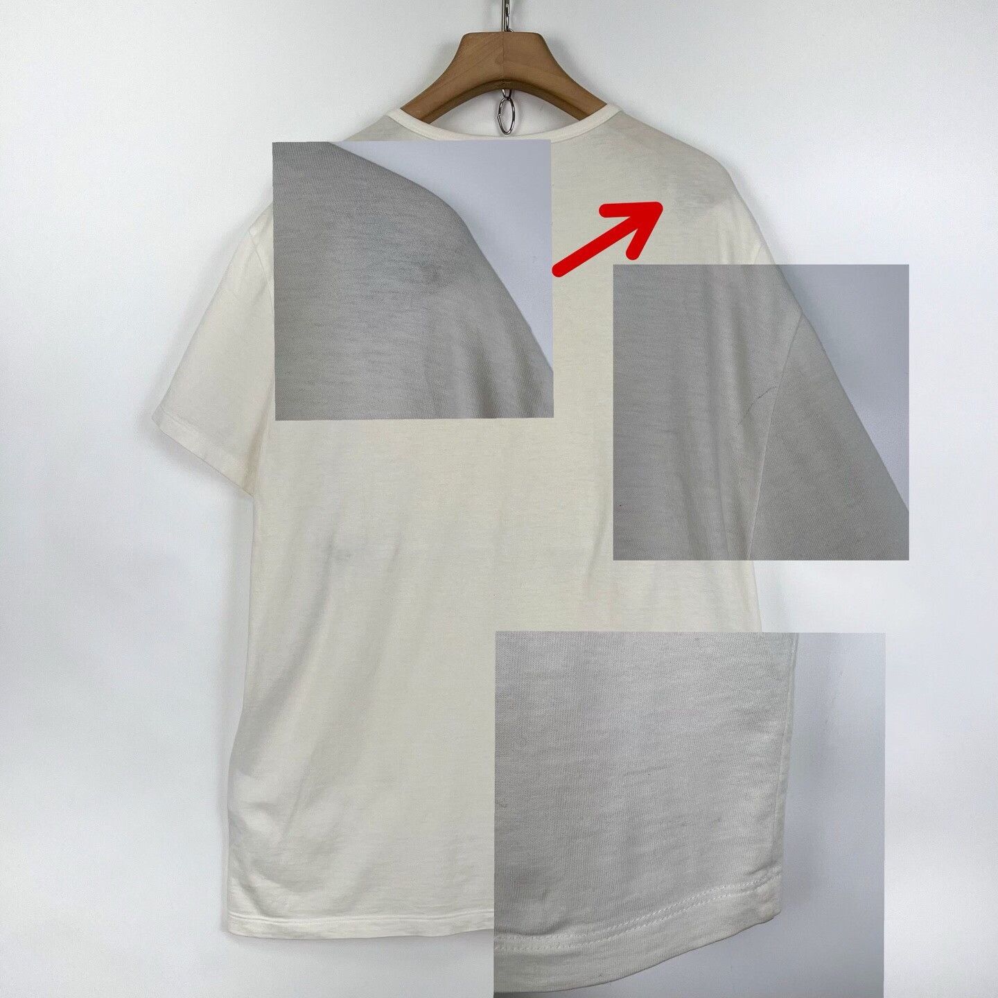 Maison Margiela Maison Margiela White Embroidered Logo Tee Size US M / EU 48-50 / 2 - 6 Thumbnail