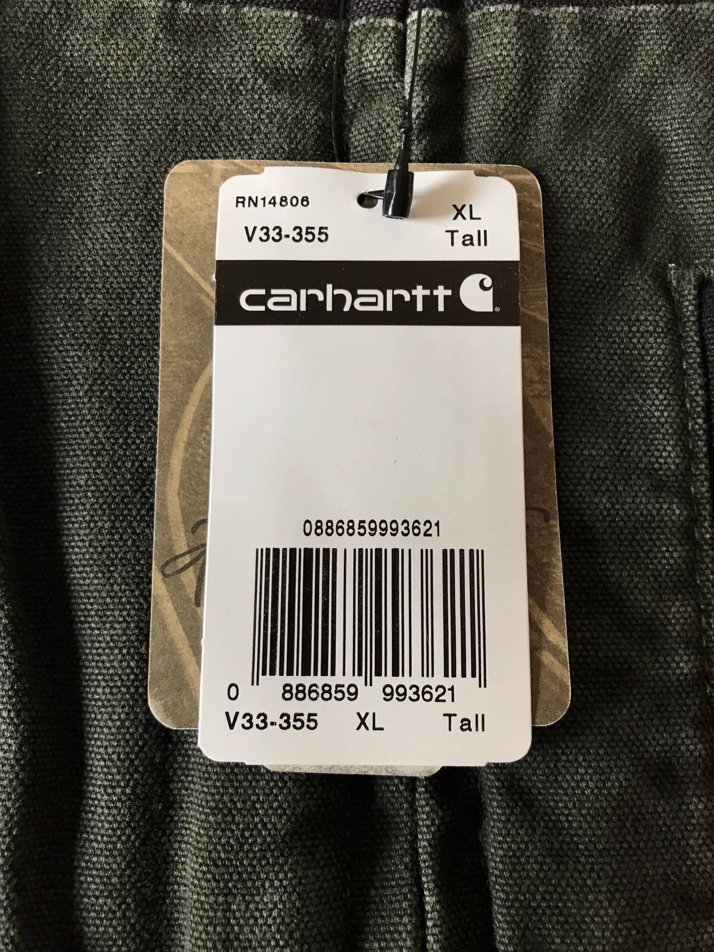 Carhartt Carhartt V33 Washed Canvas Work Vest Size US XL / EU 56 / 4 - 8 Thumbnail