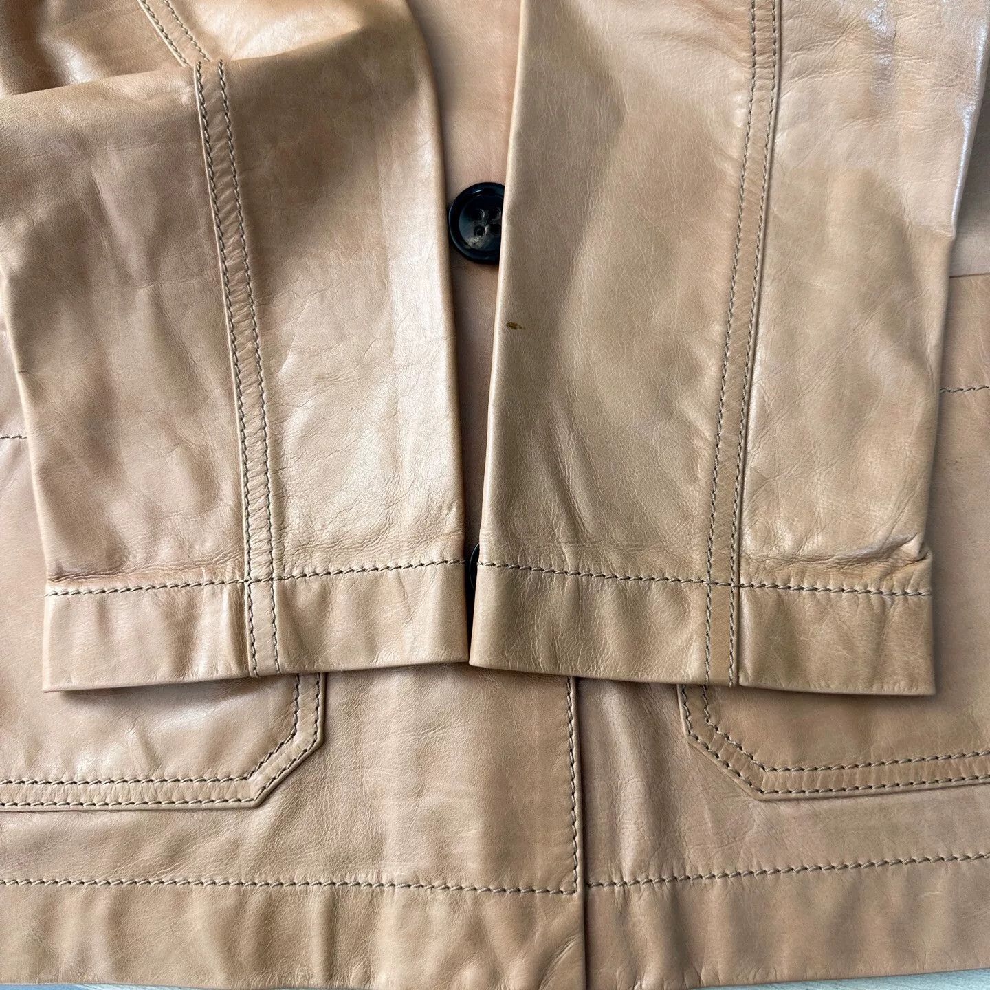Bottega Veneta Bottega Veneta Men's Brown Leather Jacket Size US M / EU 48-50 / 2 - 5 Thumbnail