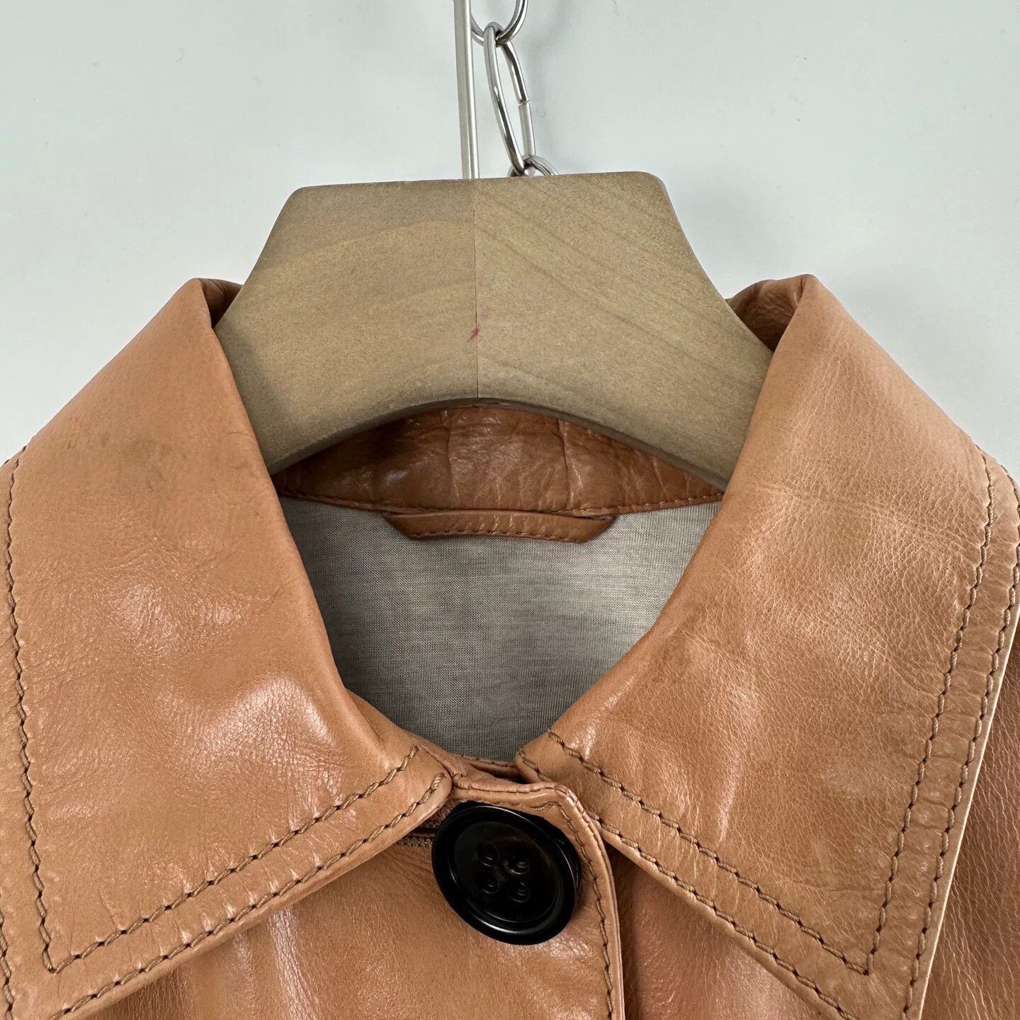 Bottega Veneta Bottega Veneta Men's Brown Leather Jacket Size US M / EU 48-50 / 2 - 8 Thumbnail
