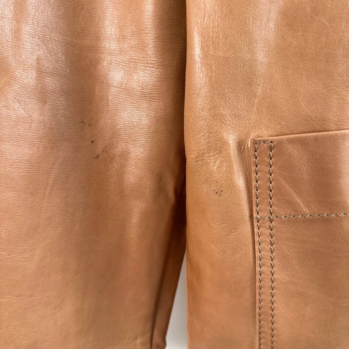 Bottega Veneta Bottega Veneta Men's Brown Leather Jacket Size US M / EU 48-50 / 2 - 4 Thumbnail
