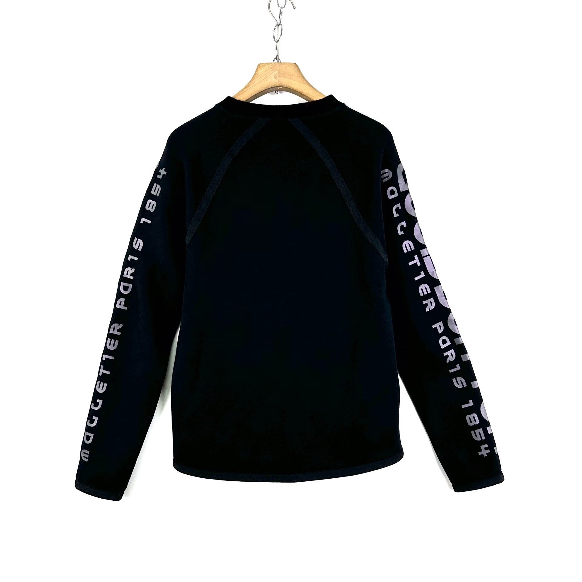 Louis Vuitton Louis Vuitton Black Reflective Logo Sweatshirt Size US M / EU 48-50 / 2 - 2 Thumbnail
