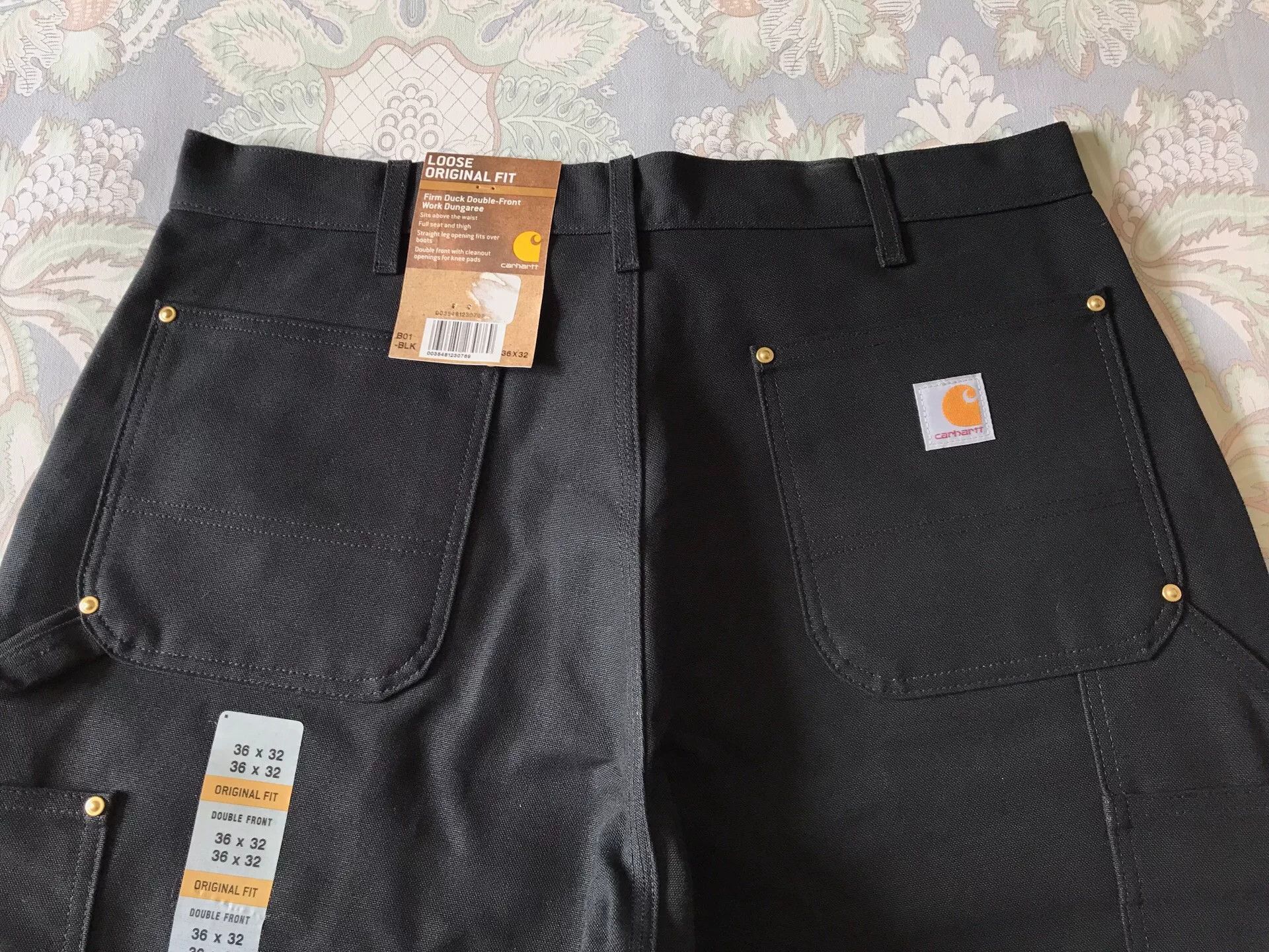 Carhartt Carhartt B01 Black W36L32 Work Pants Size US 36 / EU 52 - 5 Thumbnail