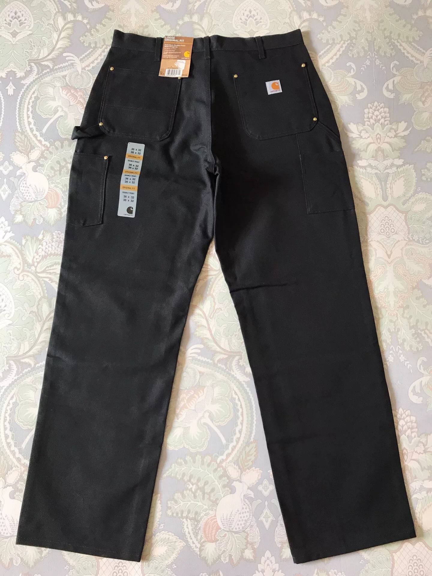 Carhartt Carhartt B01 Black W36L32 Work Pants Size US 36 / EU 52 - 3 Thumbnail
