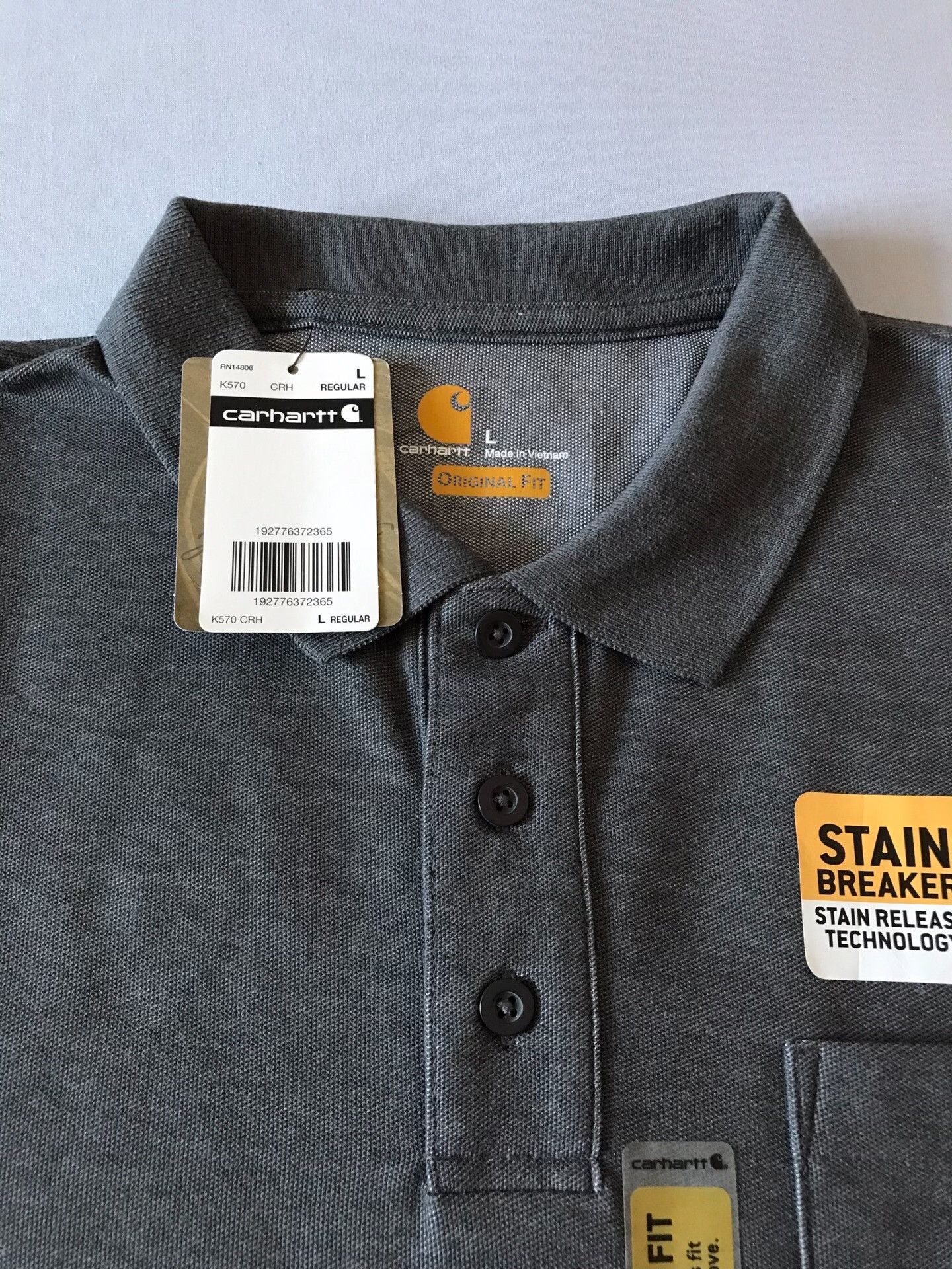 Carhartt Carhartt K570 CRH Short Sleeve Polo Size US L / EU 52-54 / 3 - 3 Thumbnail