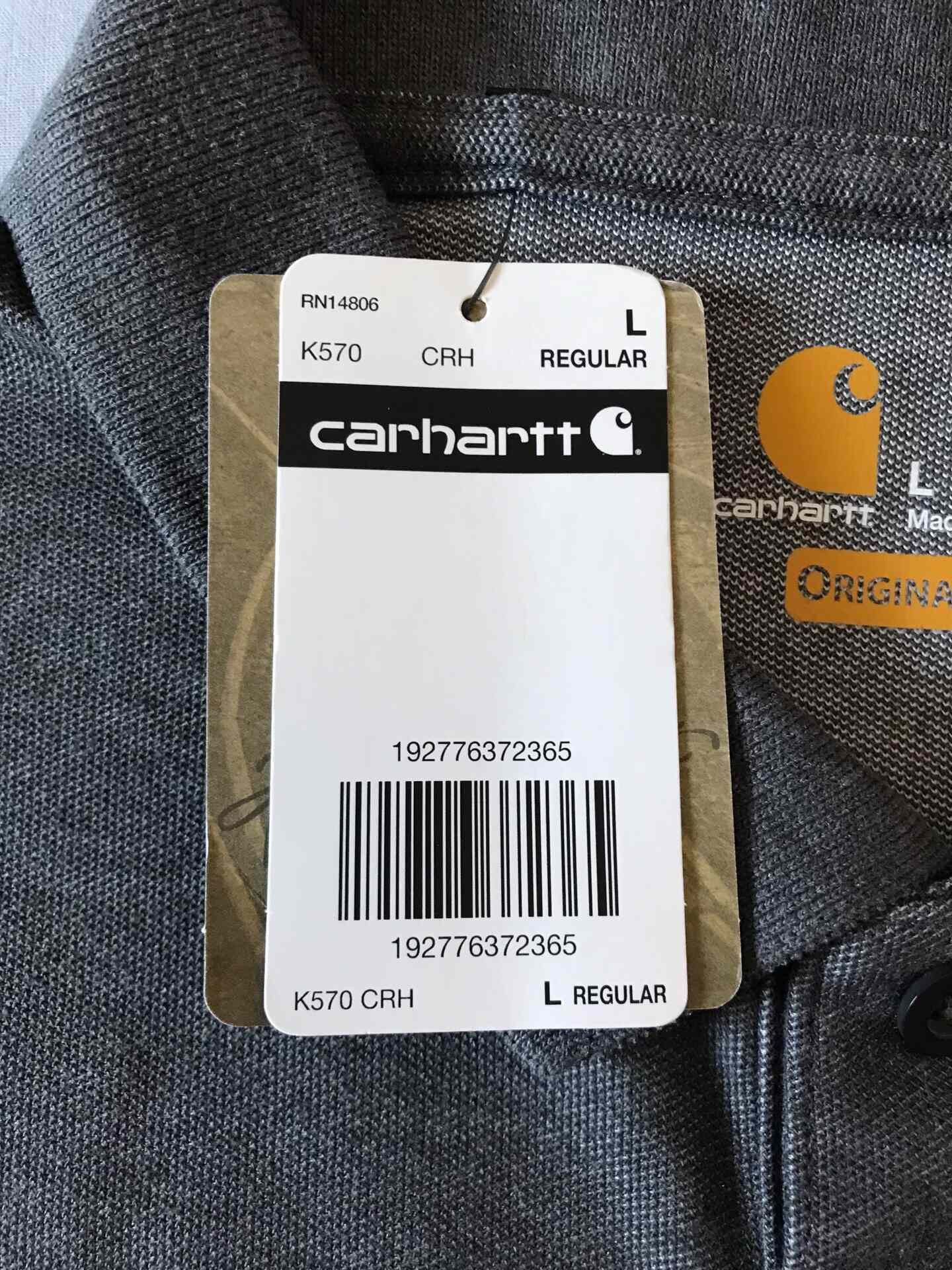 Carhartt Carhartt K570 CRH Short Sleeve Polo Size US L / EU 52-54 / 3 - 7 Thumbnail