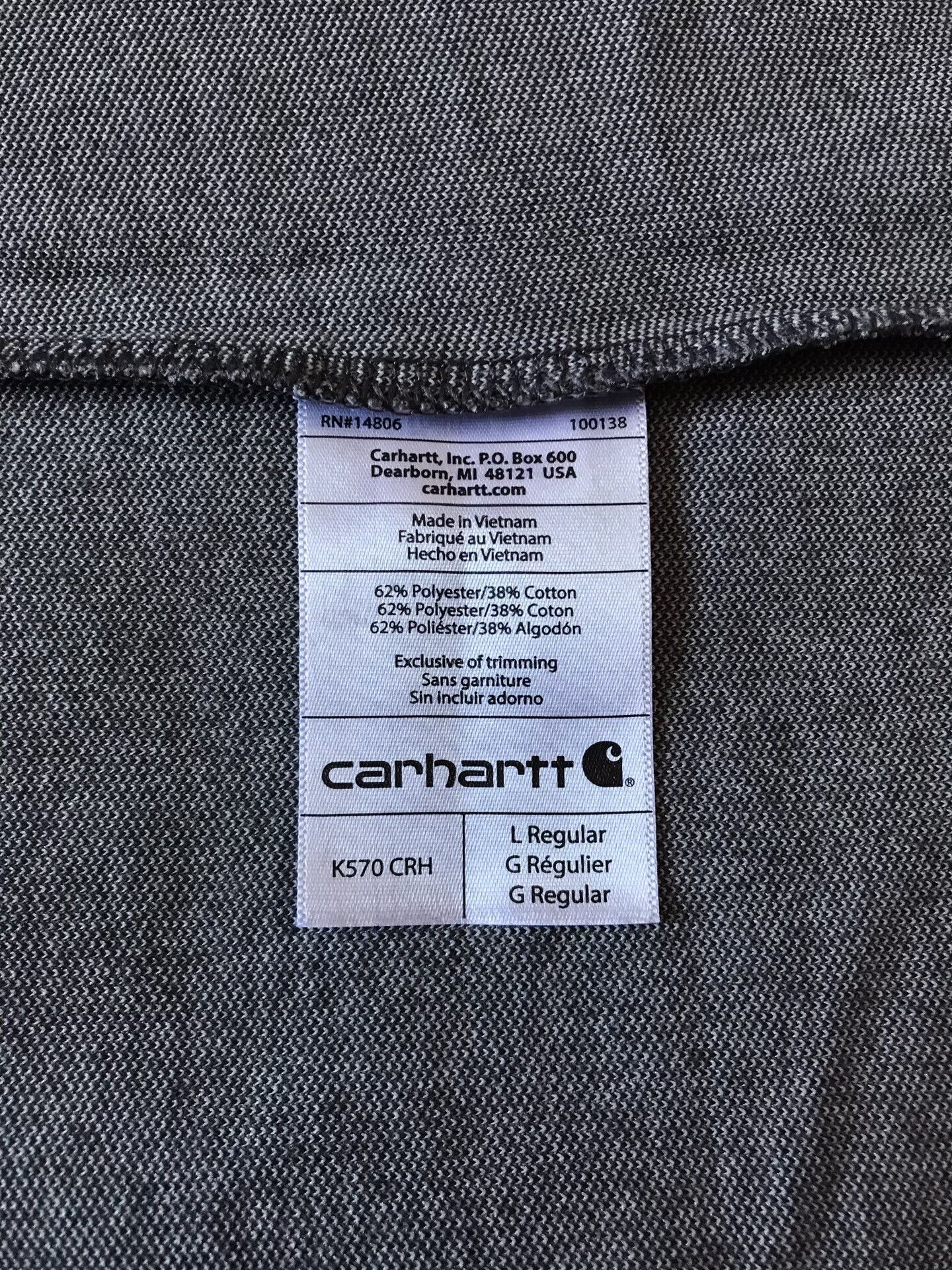 Carhartt Carhartt K570 CRH Short Sleeve Polo Size US L / EU 52-54 / 3 - 8 Thumbnail