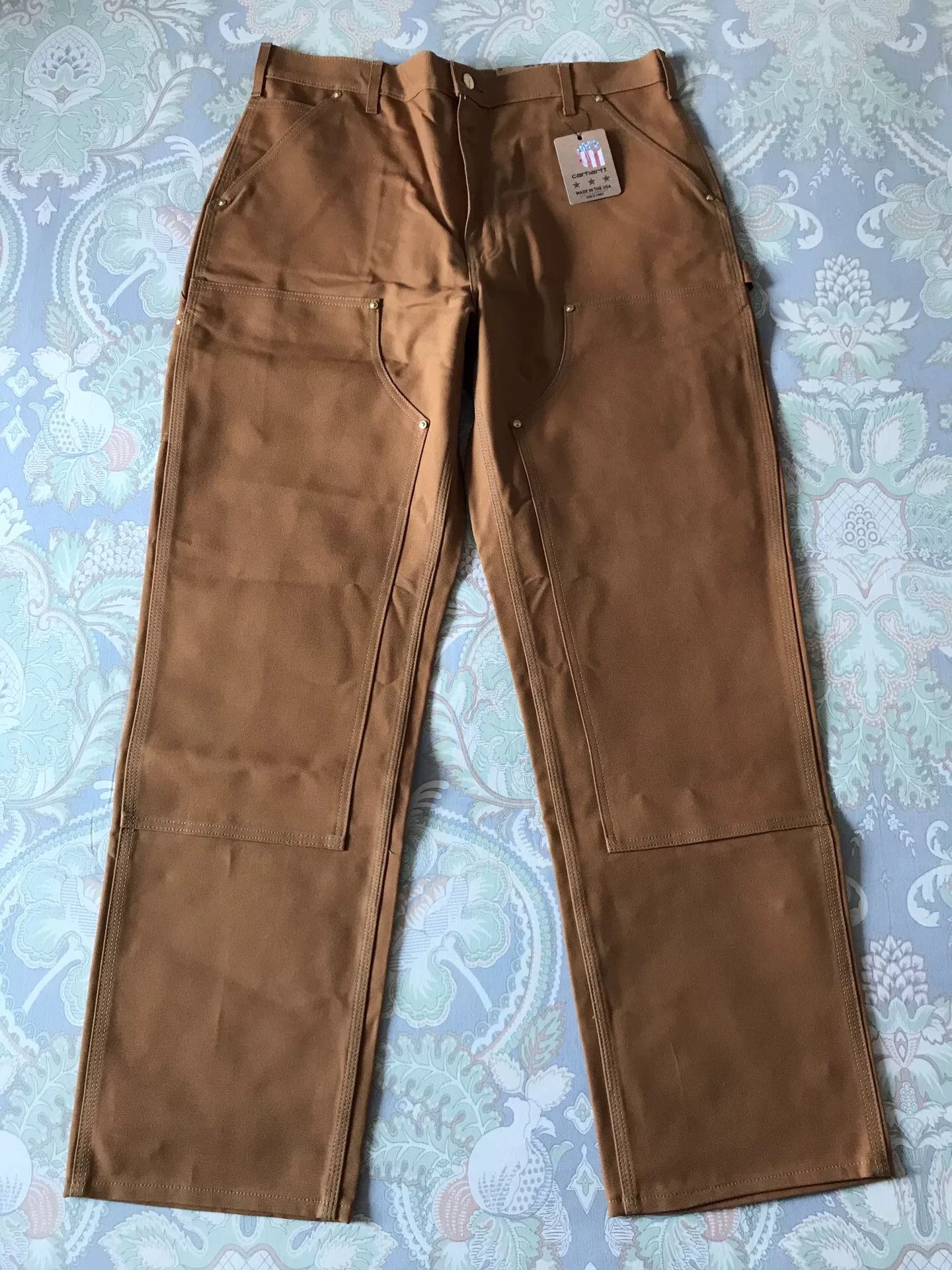 Carhartt Carhartt B01 BRN Work Pants W36L32 Size US 36 / EU 52 - 2 Thumbnail