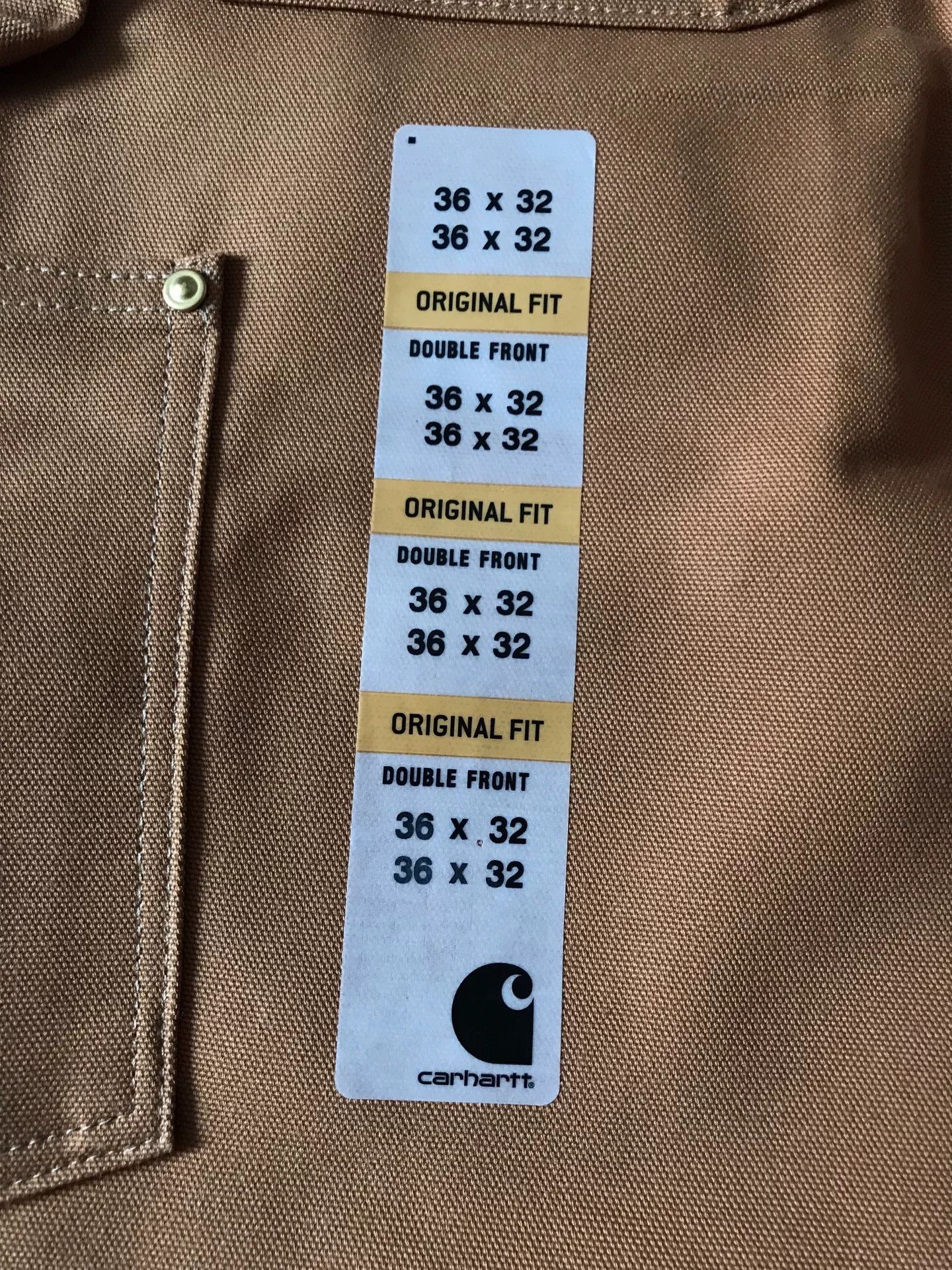 Carhartt Carhartt B01 BRN Work Pants W36L32 Size US 36 / EU 52 - 7 Thumbnail