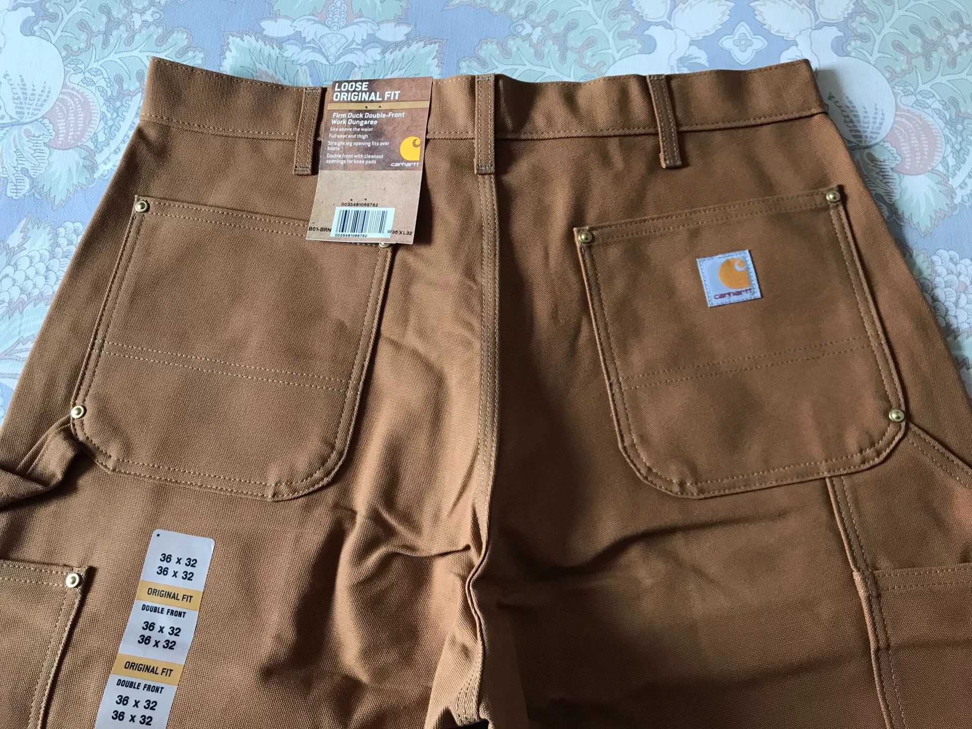 Carhartt Carhartt B01 BRN Work Pants W36L32 Size US 36 / EU 52 - 5 Thumbnail