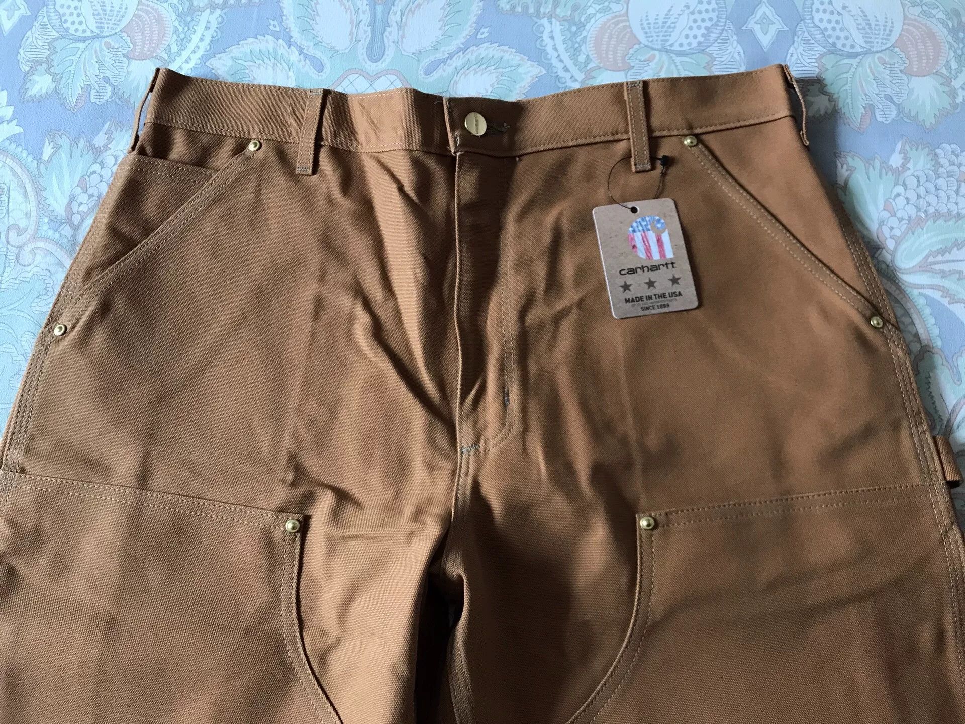 Carhartt Carhartt B01 BRN Work Pants W36L32 Size US 36 / EU 52 - 4 Thumbnail