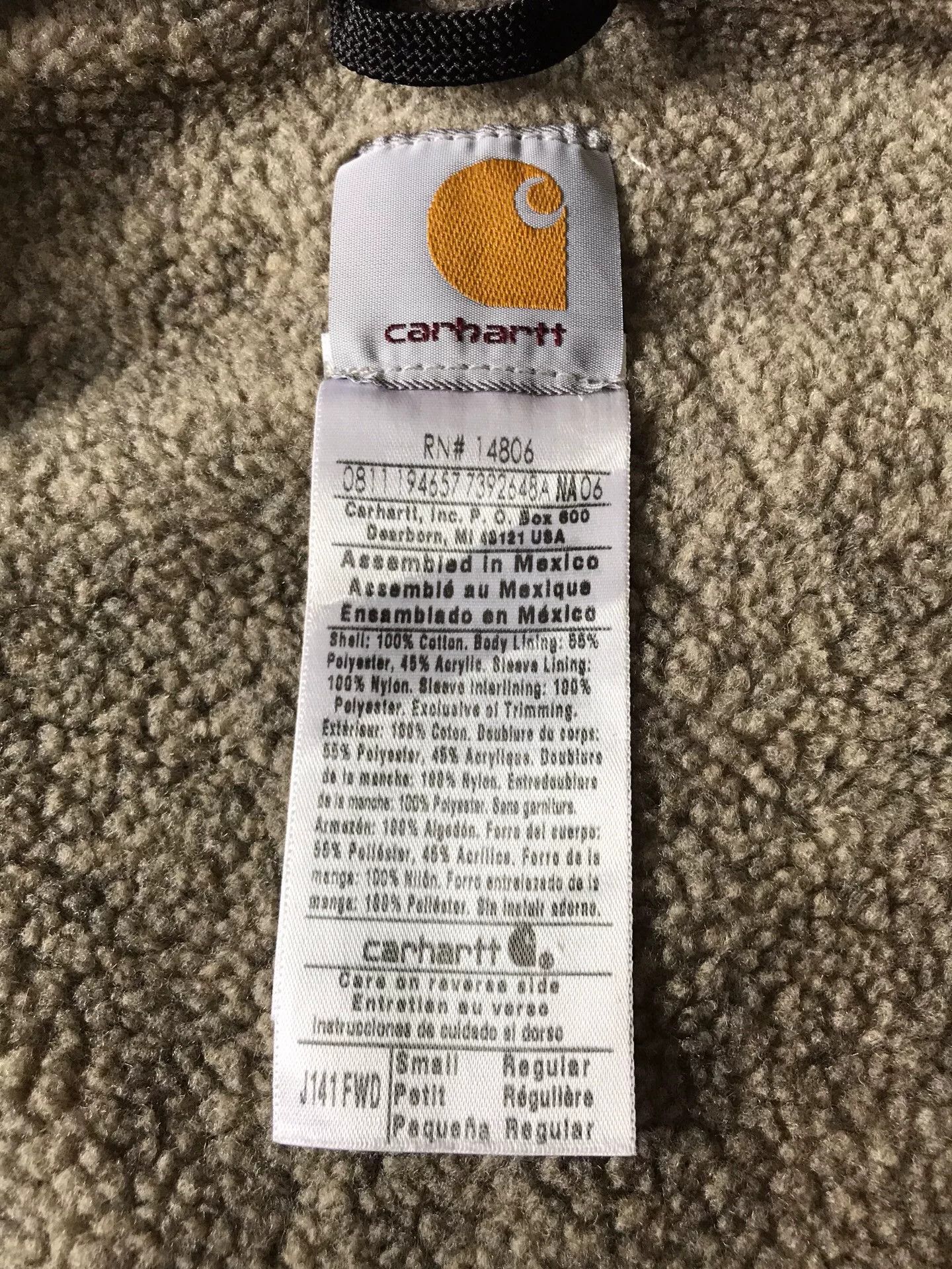Carhartt Carhartt J141 FWD Canvas Hooded Jacket Size US S / EU 44-46 / 1 - 9 Thumbnail