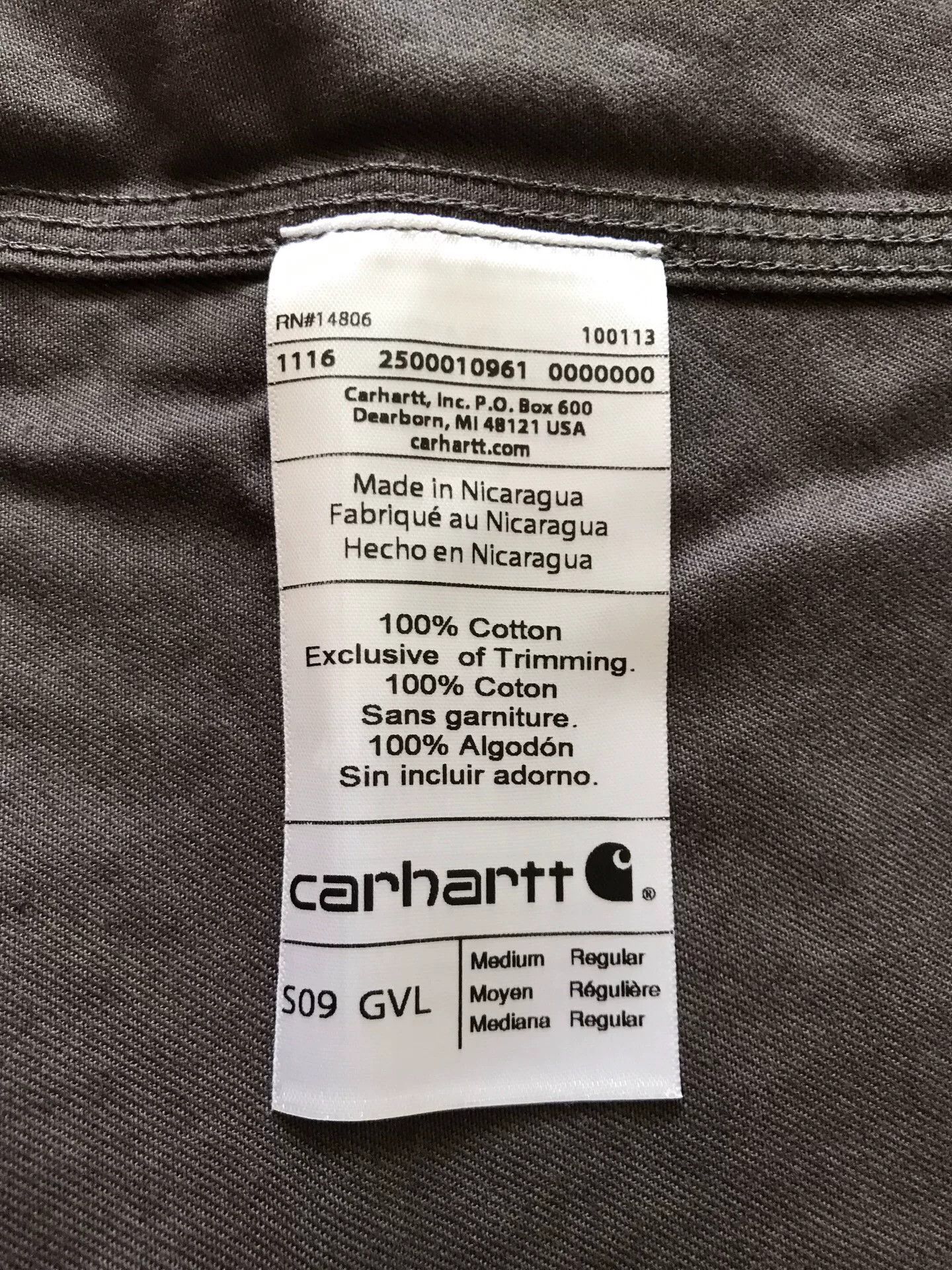 Carhartt Carhartt S09 GVL Work Shirt Size US M / EU 48-50 / 2 - 9 Thumbnail