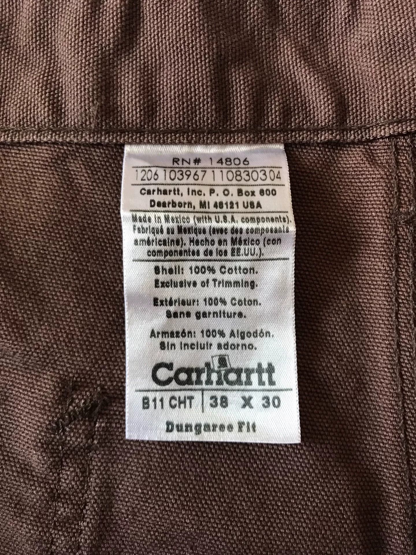 Carhartt Carhartt B11 CHT 38x30 Cargo Pants Size US 38 / EU 54 - 9 Thumbnail