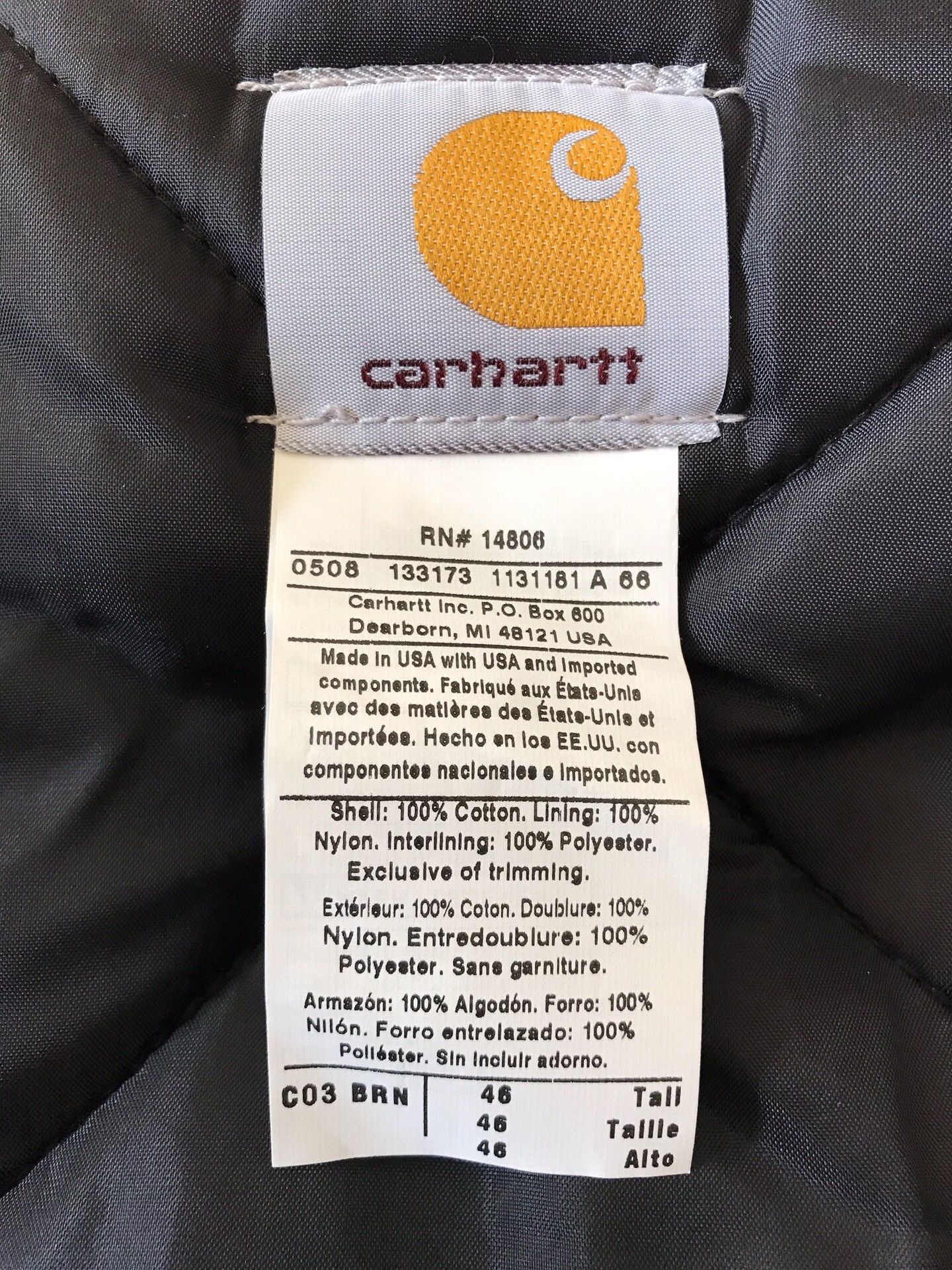 Carhartt Carhartt C03 Canvas Work Jacket Size US S / EU 44-46 / 1 - 9 Thumbnail