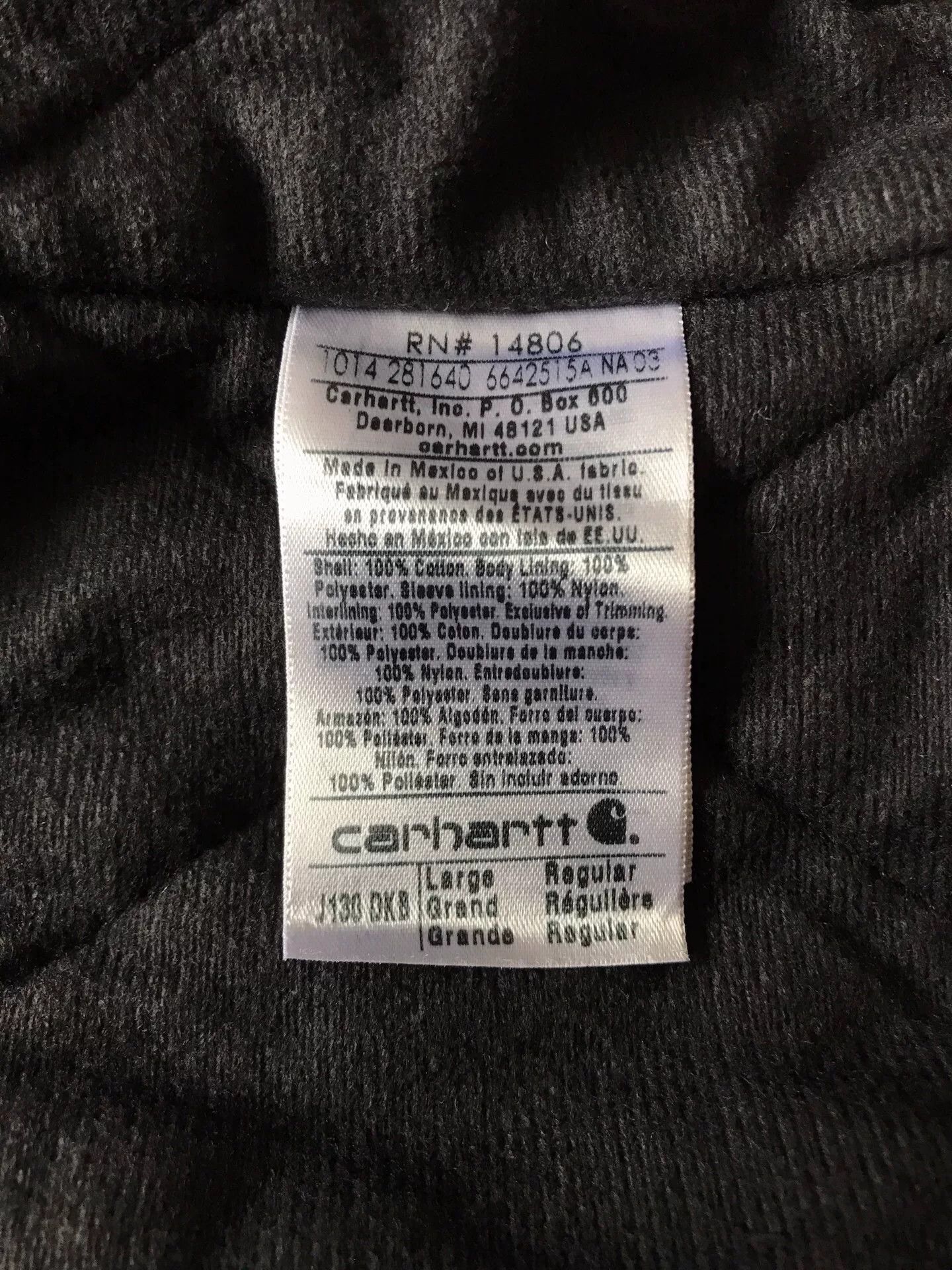 Carhartt Carhartt J130 Hooded Canvas Jacket Size US L / EU 52-54 / 3 - 9 Thumbnail