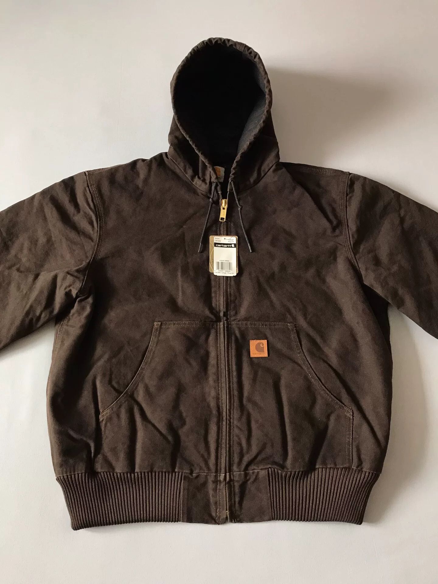 Carhartt Carhartt J130 Hooded Canvas Jacket Size US L / EU 52-54 / 3 - 4 Thumbnail