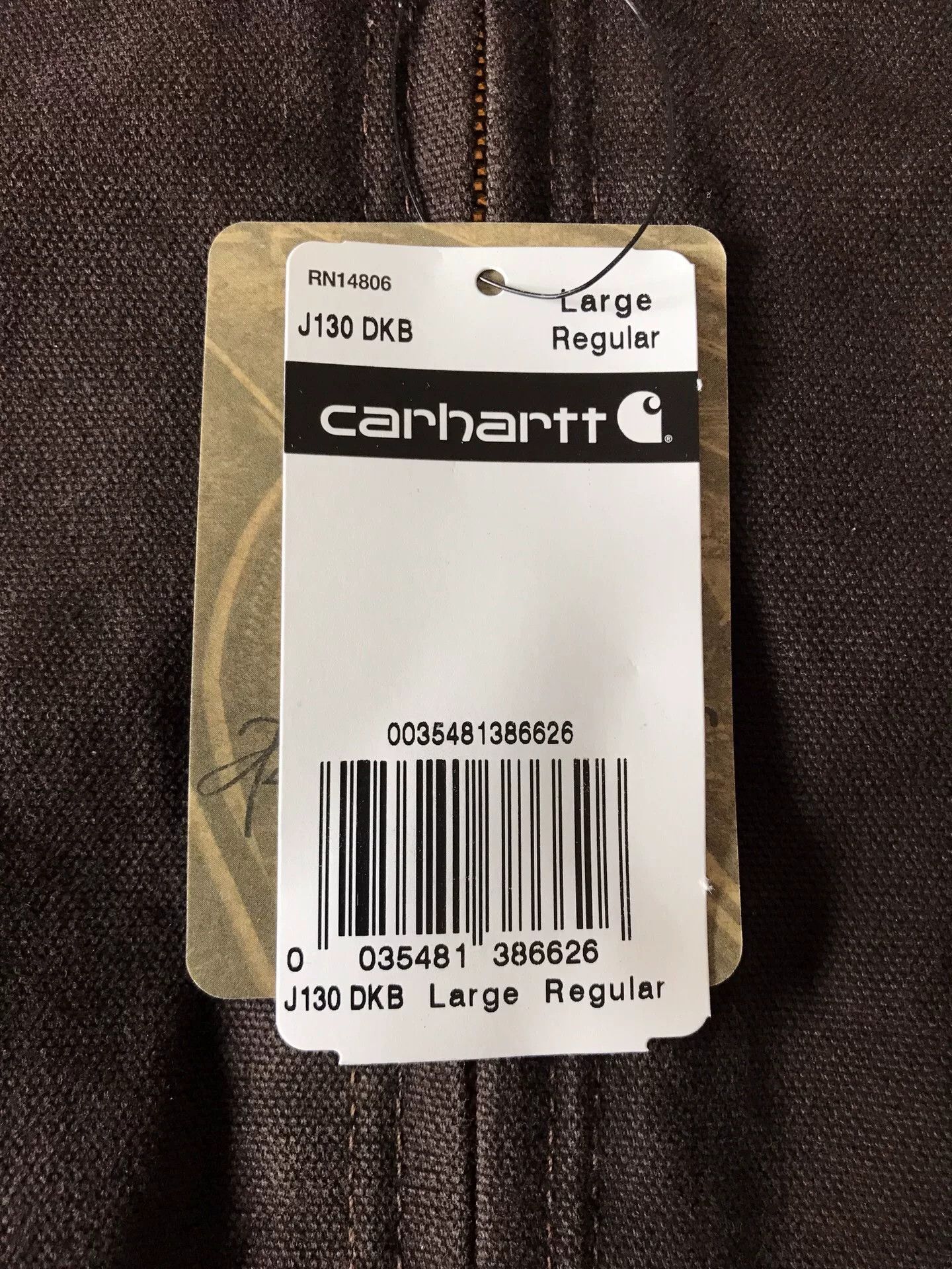 Carhartt Carhartt J130 Hooded Canvas Jacket Size US L / EU 52-54 / 3 - 8 Thumbnail