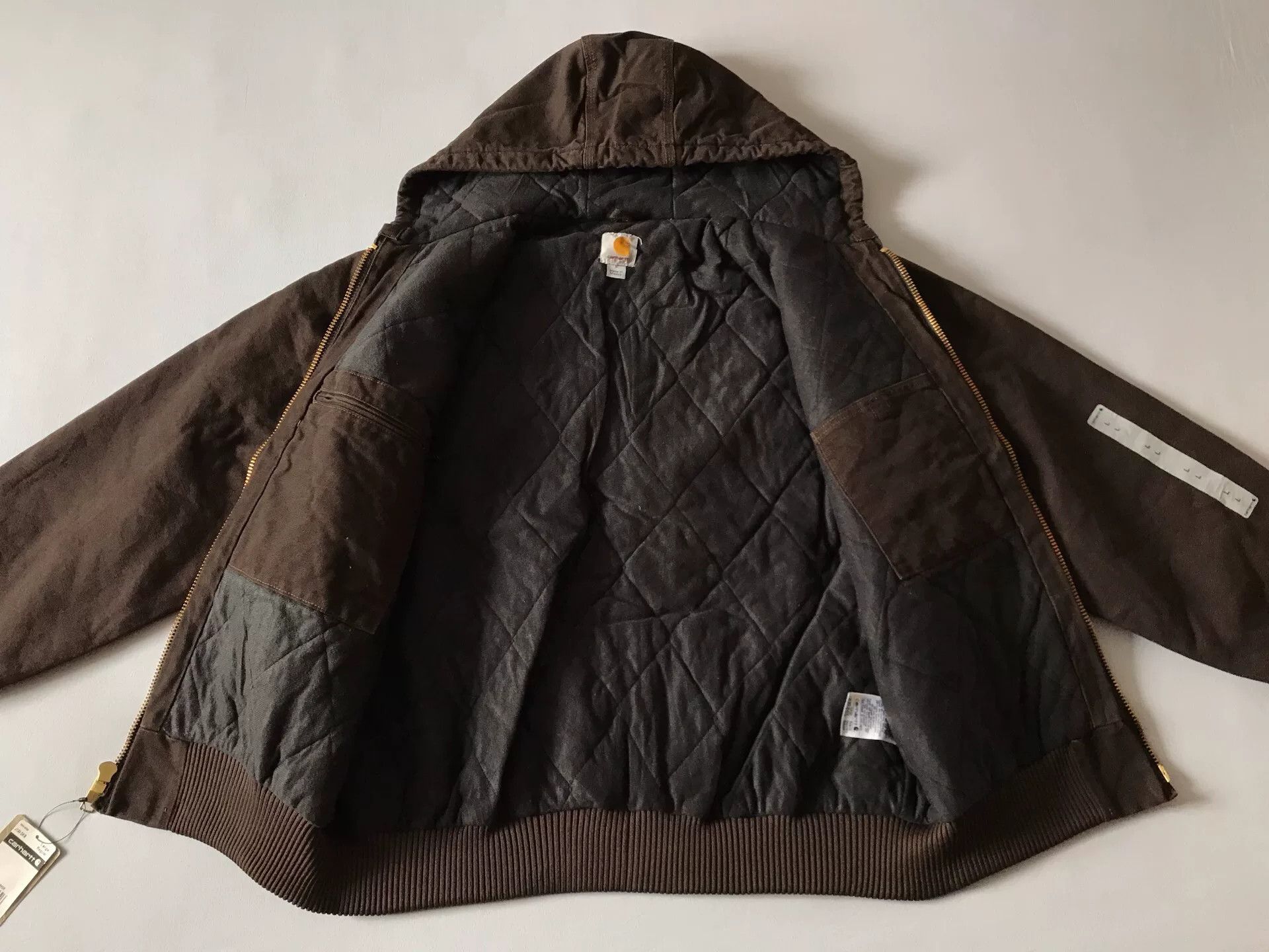 Carhartt Carhartt J130 Hooded Canvas Jacket Size US L / EU 52-54 / 3 - 3 Thumbnail
