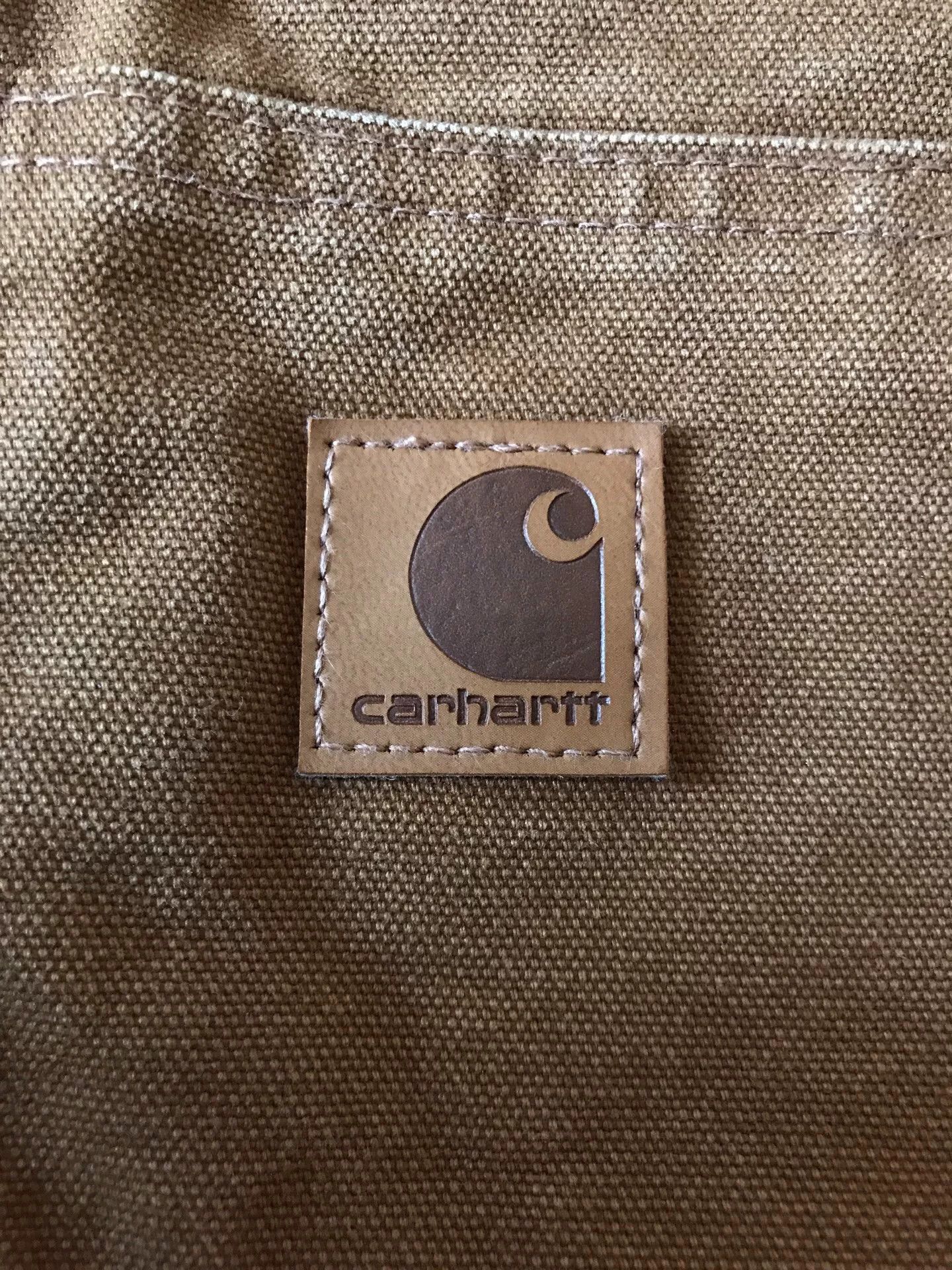 Carhartt Carhartt J130 Brown XL Washed Canvas Jacket Size US XL / EU 56 / 4 - 6 Thumbnail