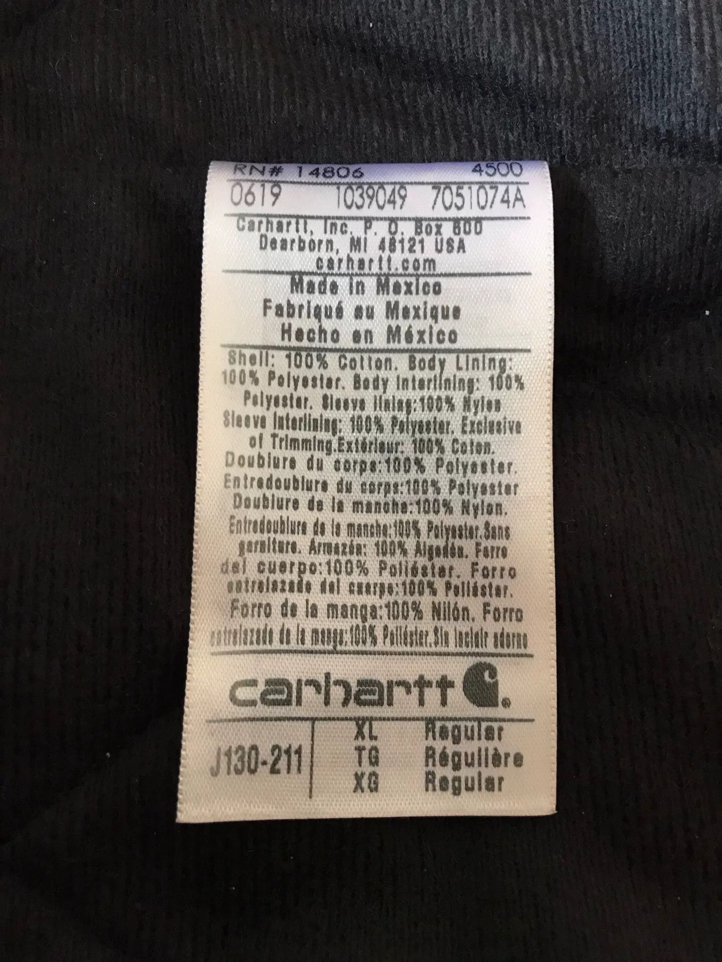 Carhartt Carhartt J130 Brown XL Washed Canvas Jacket Size US XL / EU 56 / 4 - 9 Thumbnail