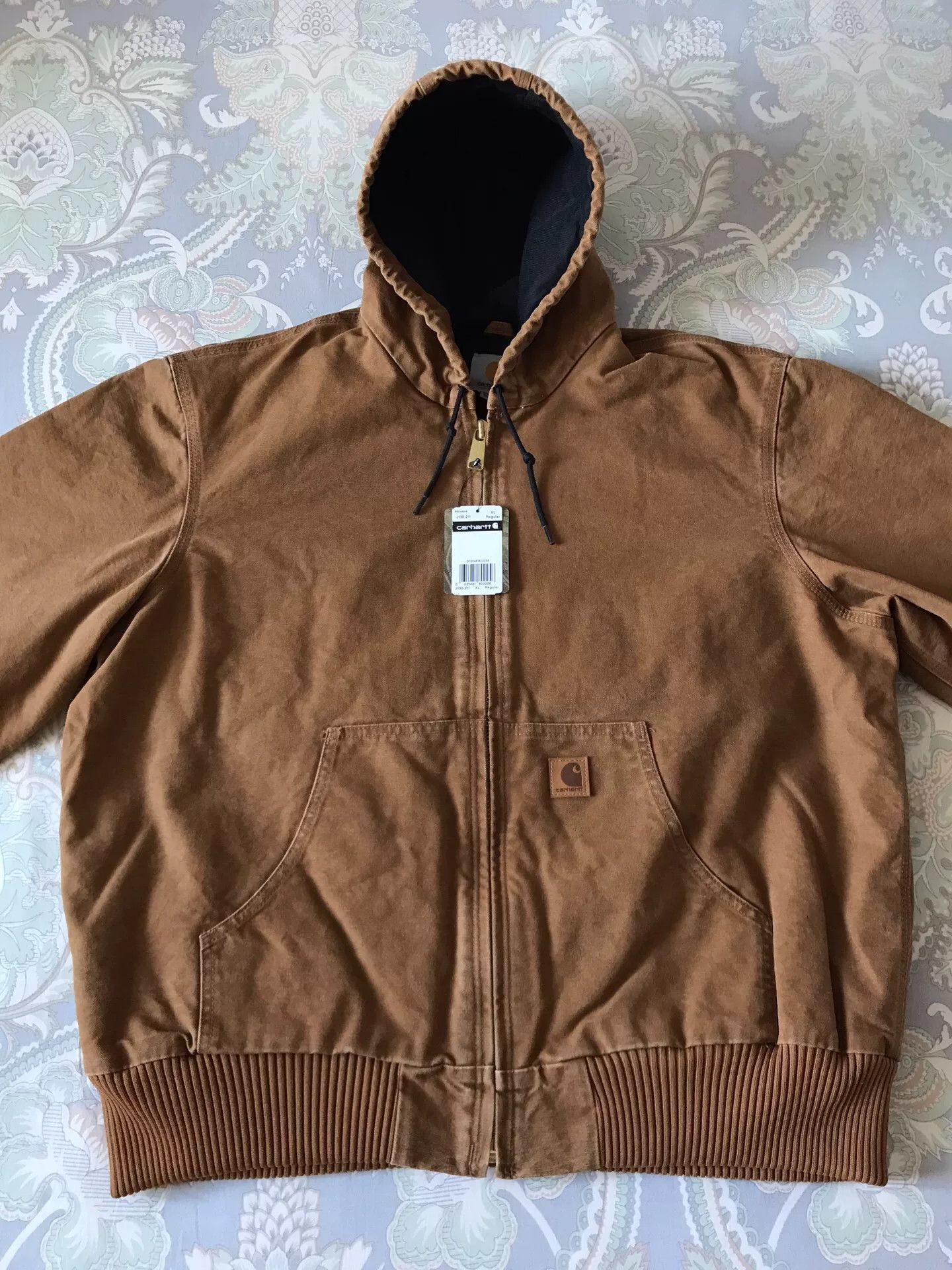 Carhartt Carhartt J130 Brown XL Washed Canvas Jacket Size US XL / EU 56 / 4 - 4 Thumbnail