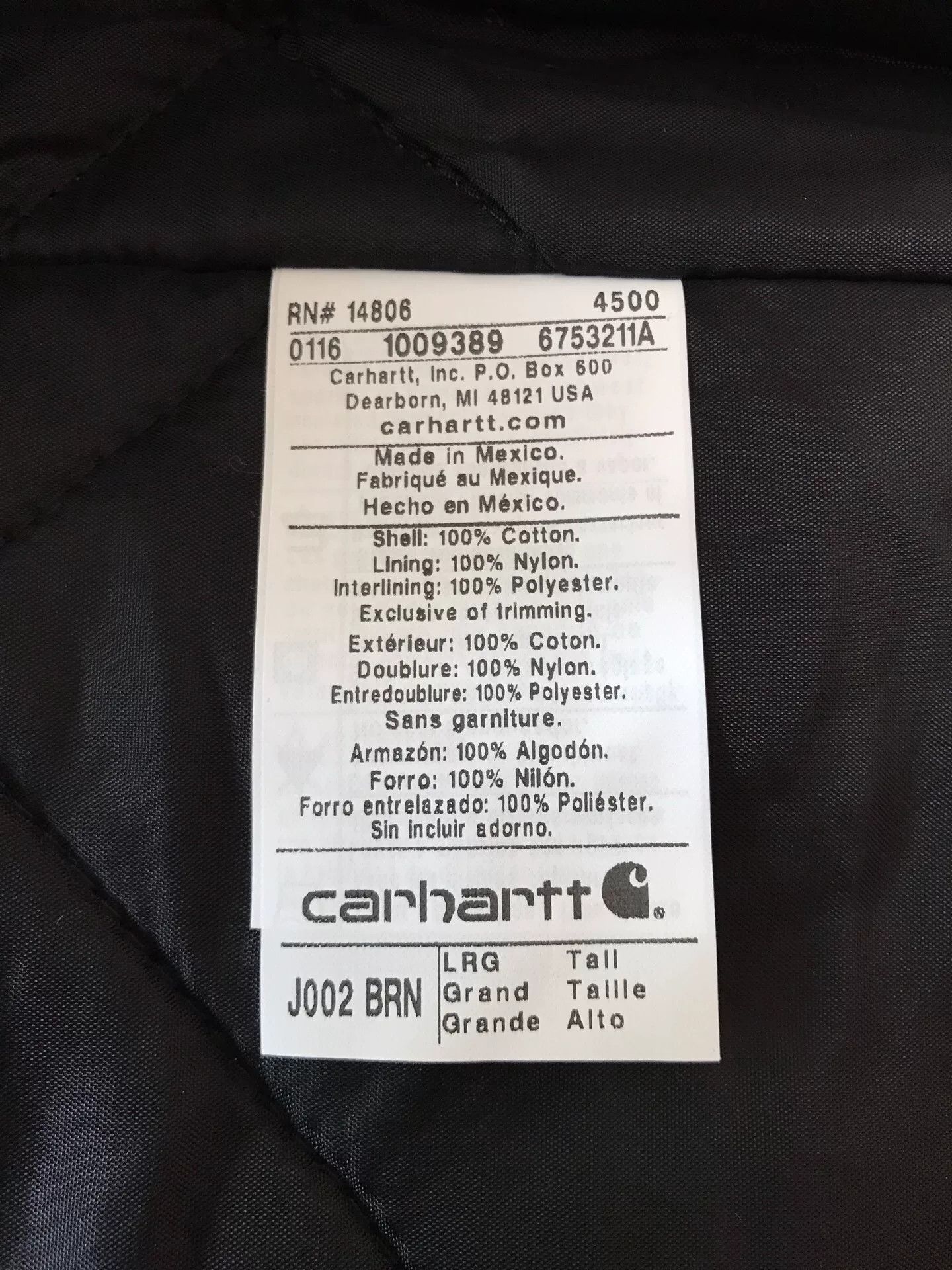 Carhartt Carhartt J002 Brown Canvas Work Jacket Size US L / EU 52-54 / 3 - 9 Thumbnail
