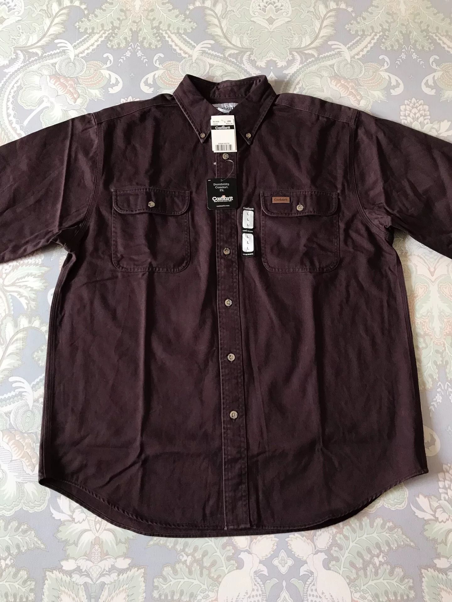 Carhartt Carhartt S09 DWN Work Shirt Size US L / EU 52-54 / 3 - 3 Thumbnail