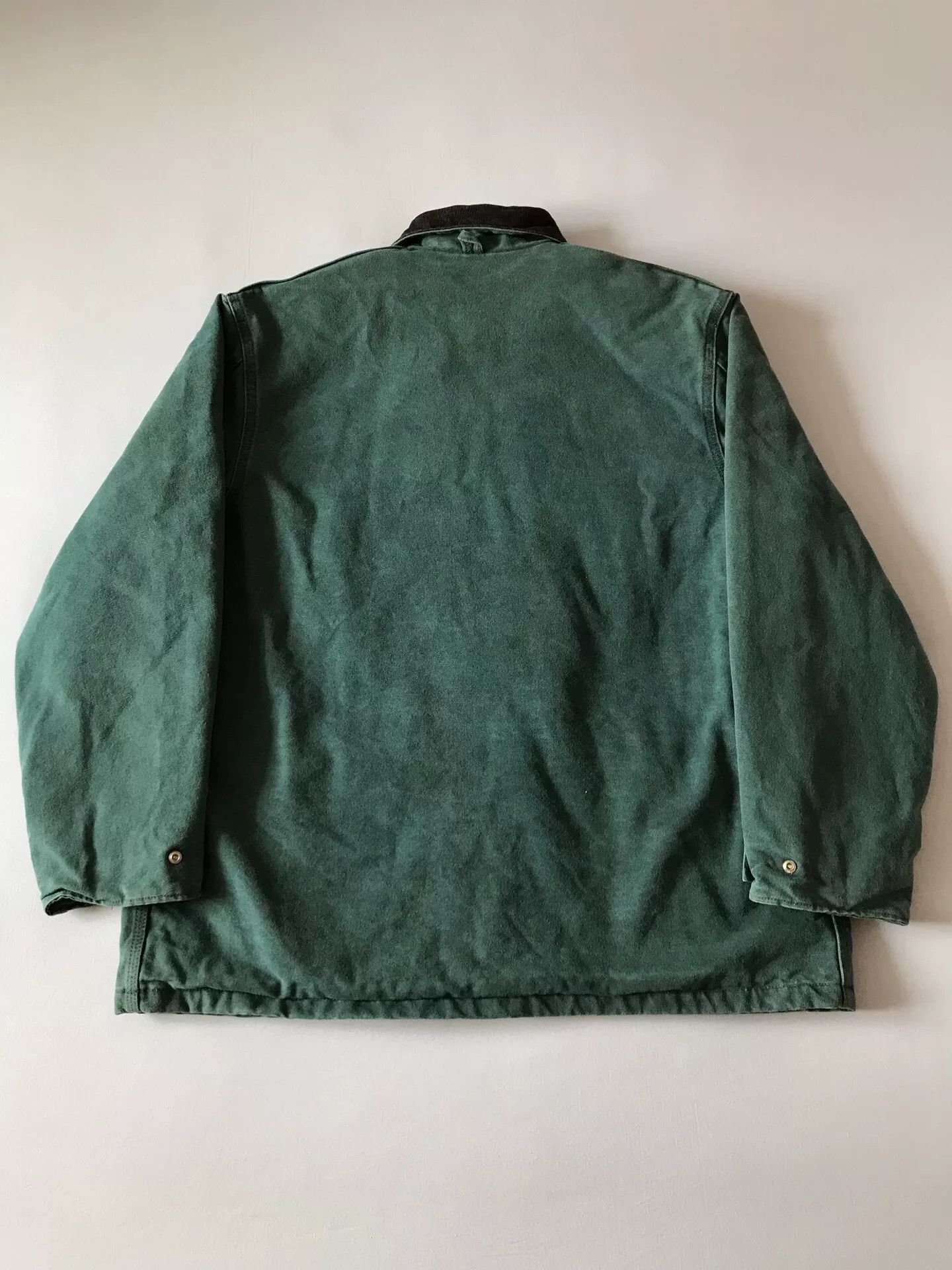 Carhartt 90s Carhartt C10 Hunter Green Work Jacket Size US L / EU 52-54 / 3 - 2 Thumbnail
