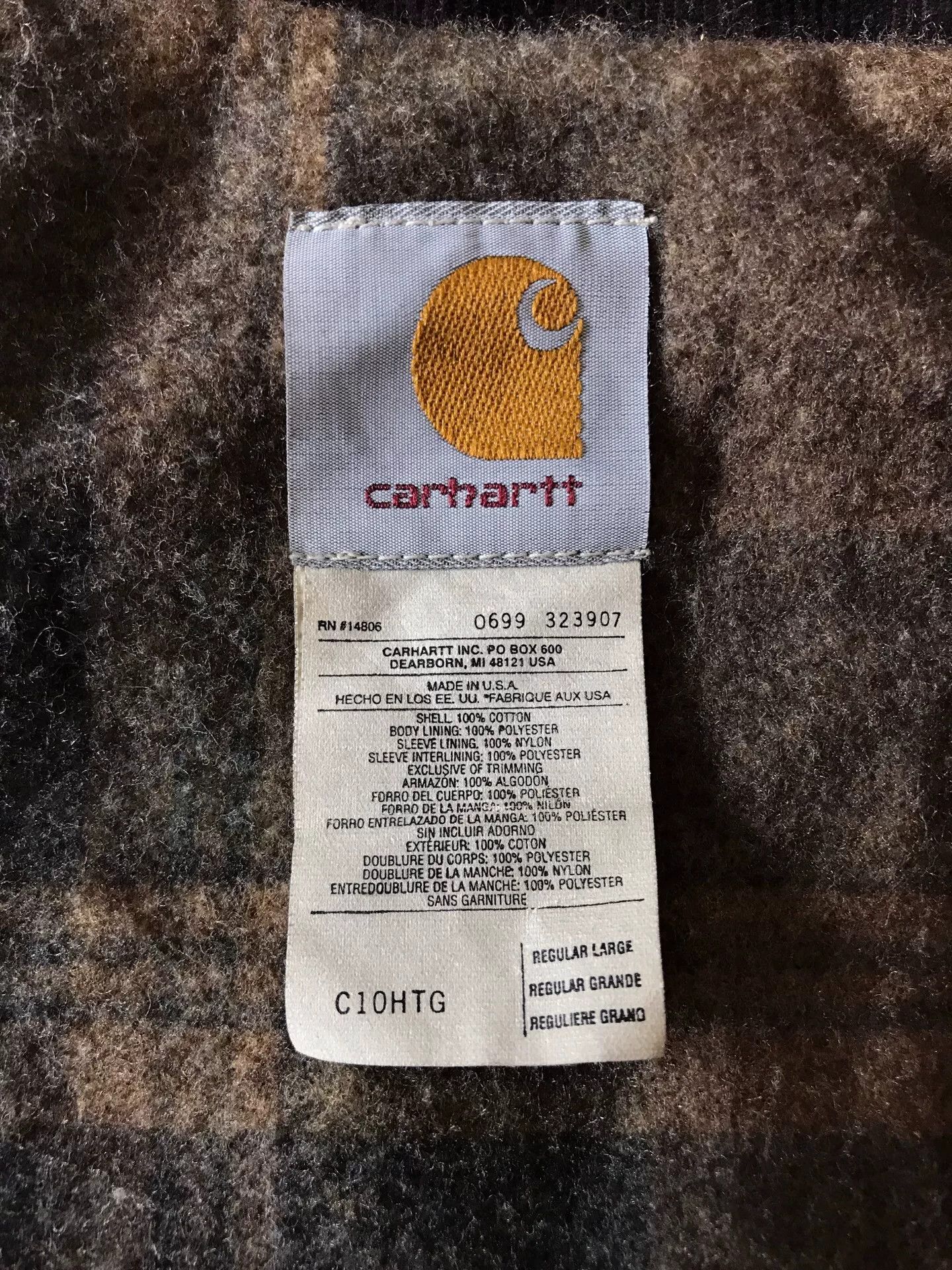 Carhartt 90s Carhartt C10 Hunter Green Work Jacket Size US L / EU 52-54 / 3 - 9 Thumbnail