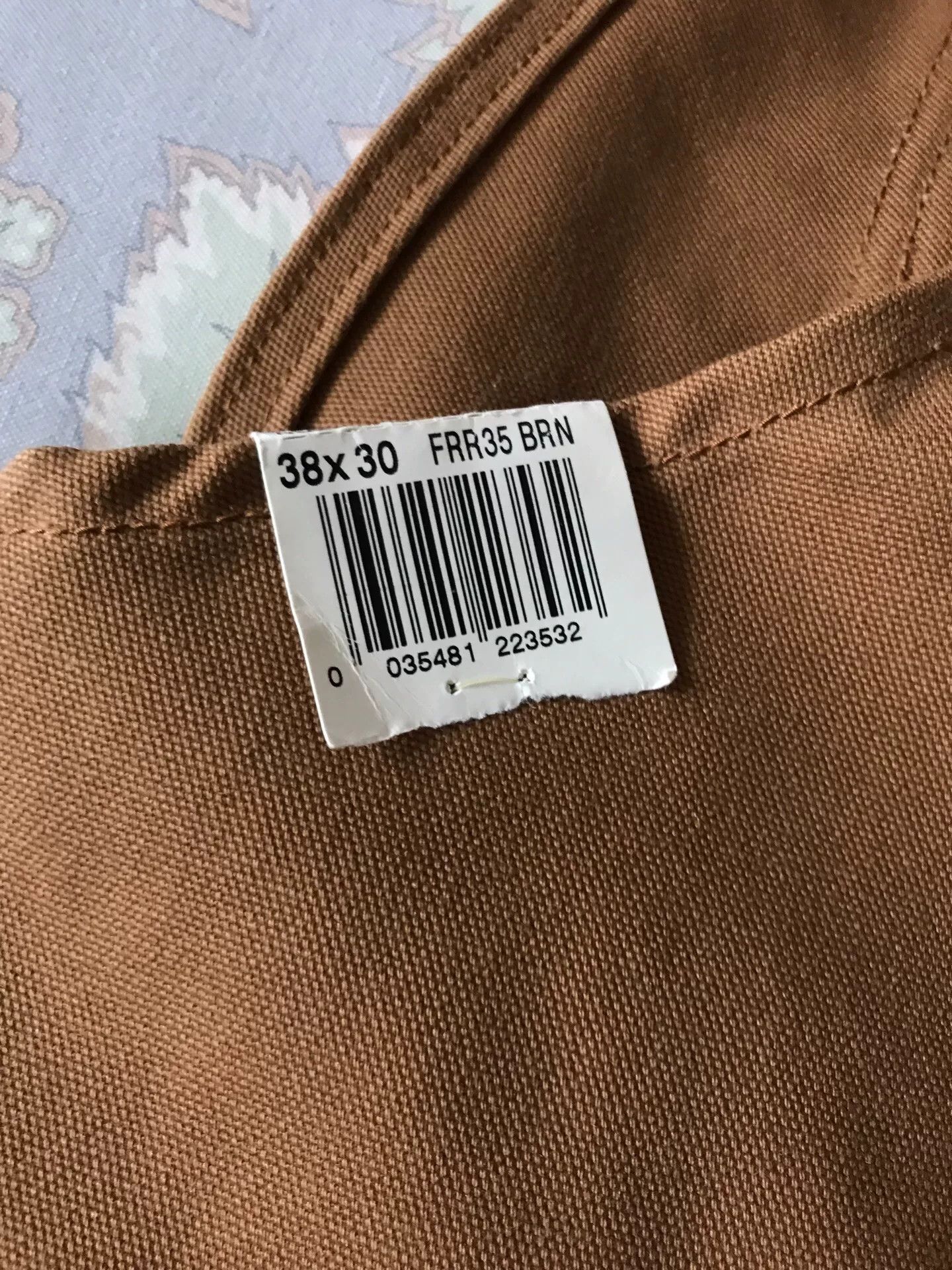 Carhartt Carhartt FRR35 Brown W38L30 Bib Overalls Size US 38 / EU 54 - 8 Thumbnail