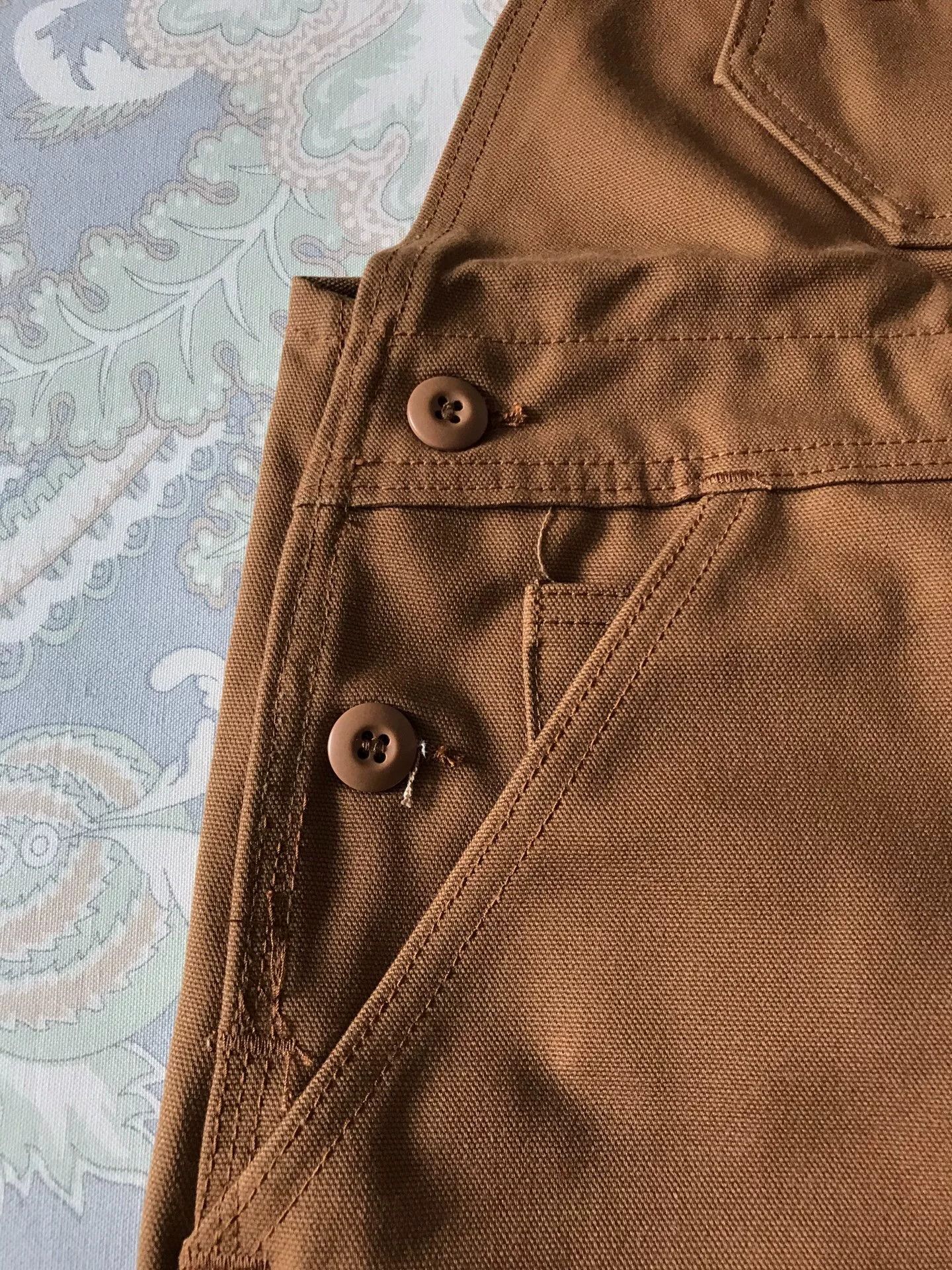 Carhartt Carhartt FRR35 Brown W38L30 Bib Overalls Size US 38 / EU 54 - 5 Thumbnail