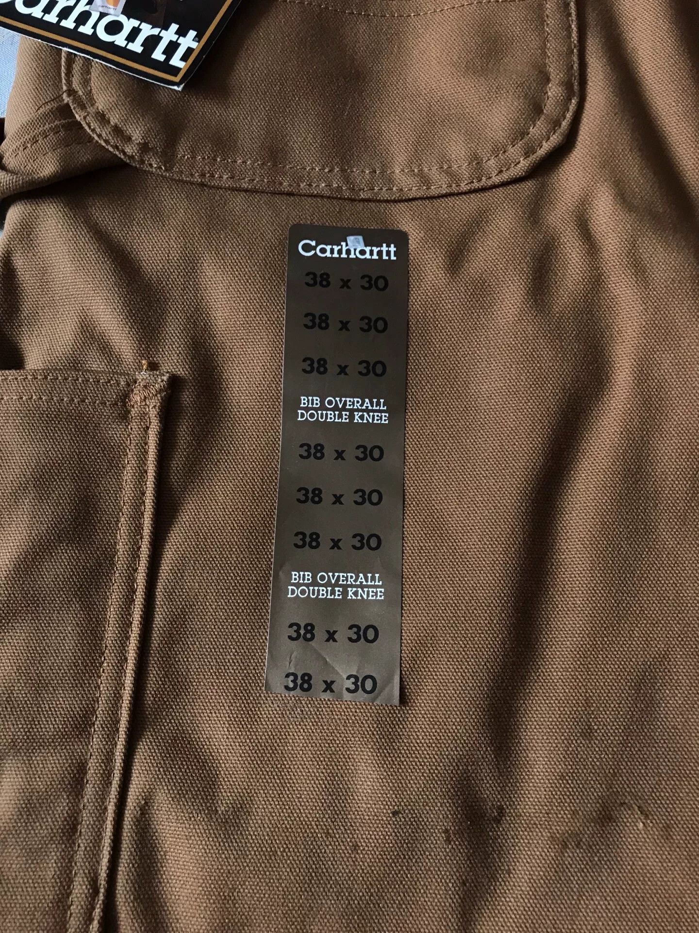 Carhartt Carhartt FRR35 Brown W38L30 Bib Overalls Size US 38 / EU 54 - 7 Thumbnail