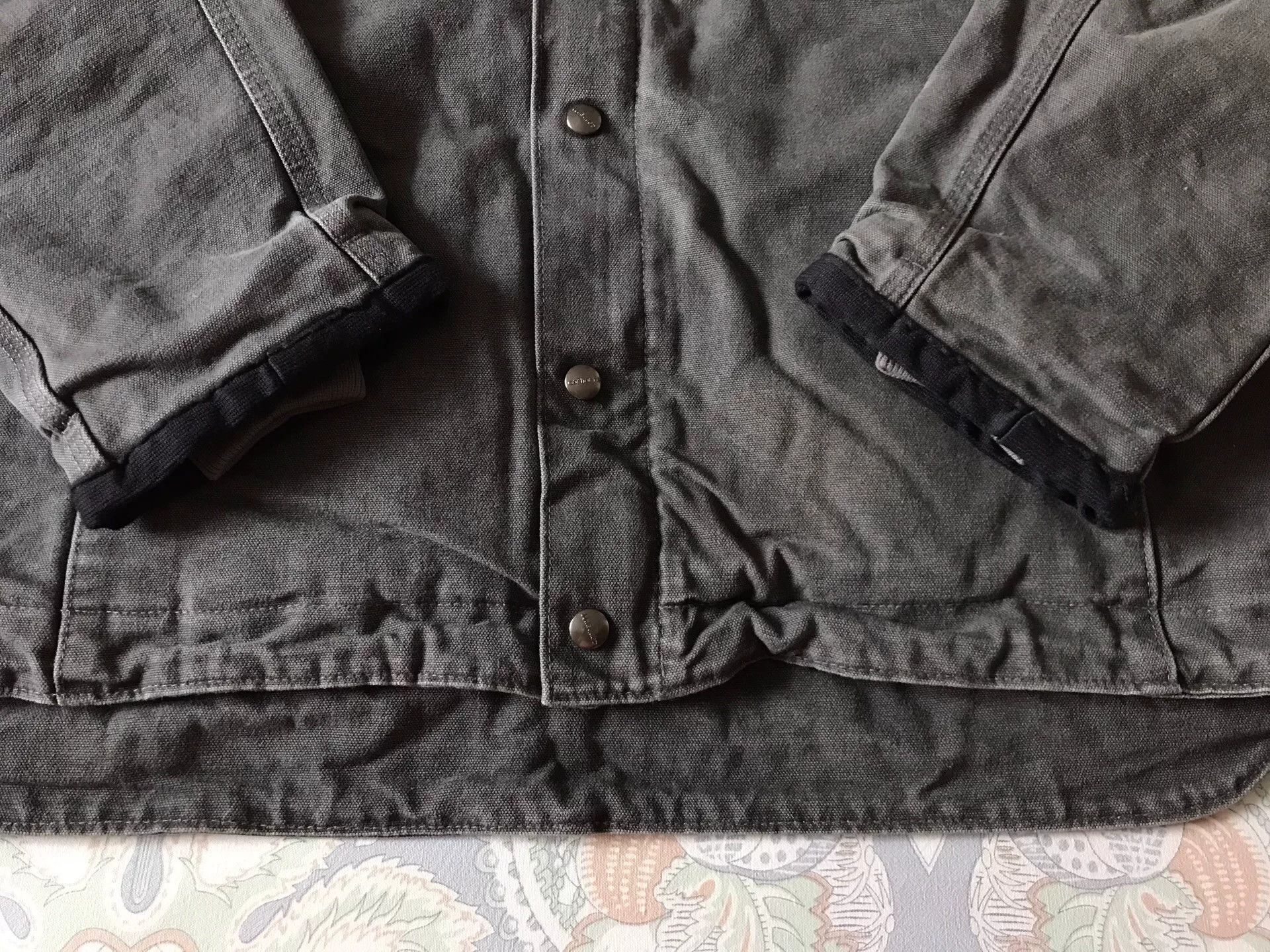 Carhartt Carhartt 102285 Washed Canvas Hooded Jacket Size US XL / EU 56 / 4 - 5 Thumbnail