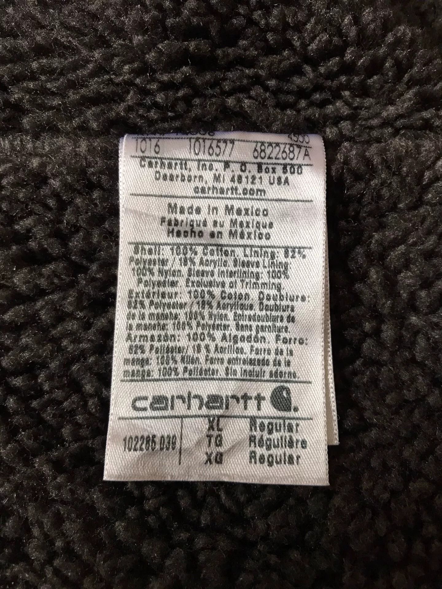 Carhartt Carhartt 102285 Washed Canvas Hooded Jacket Size US XL / EU 56 / 4 - 9 Thumbnail