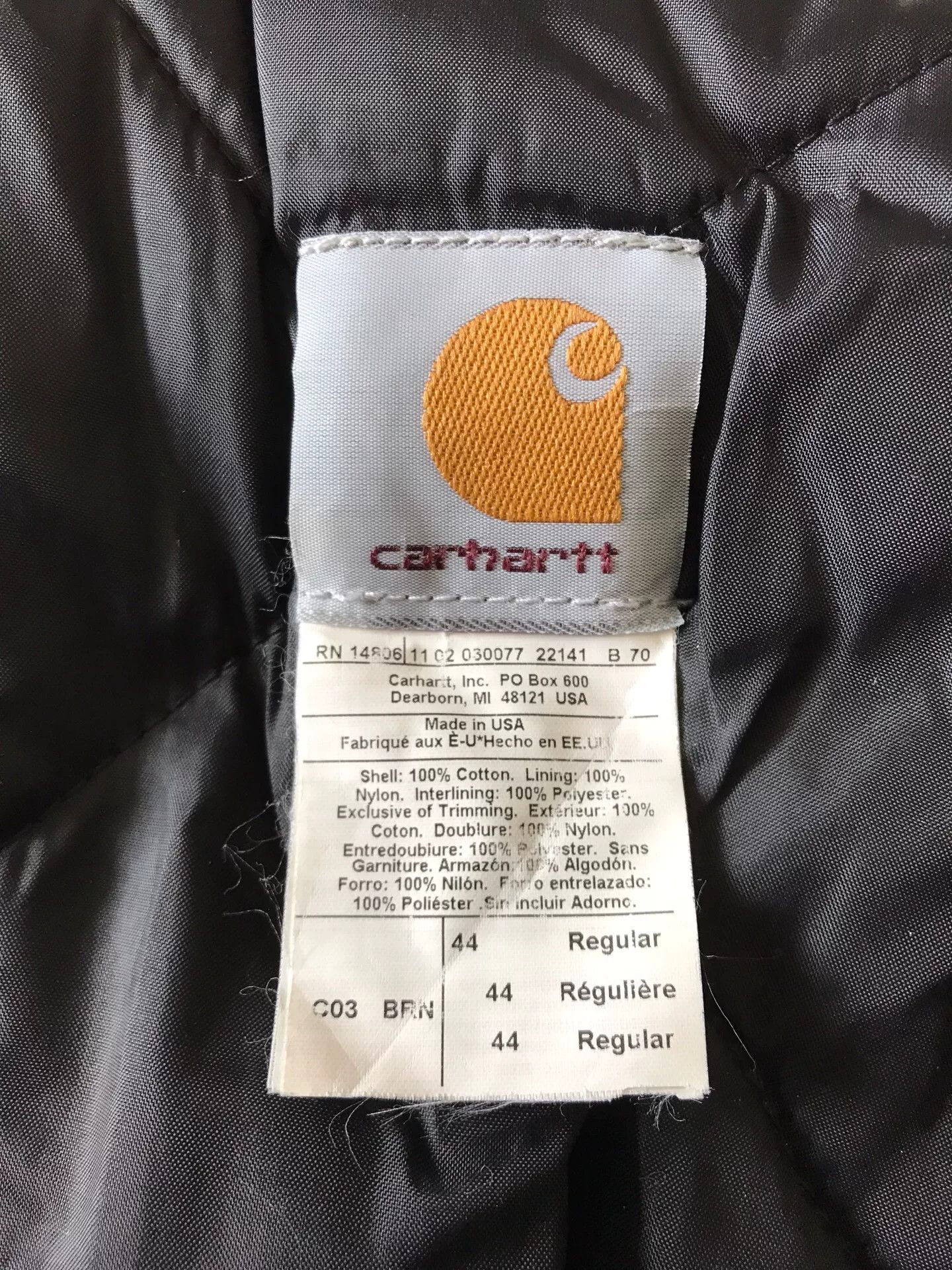 Carhartt Carhartt C03 Vintage Brown Work Jacket Size US S / EU 44-46 / 1 - 9 Thumbnail