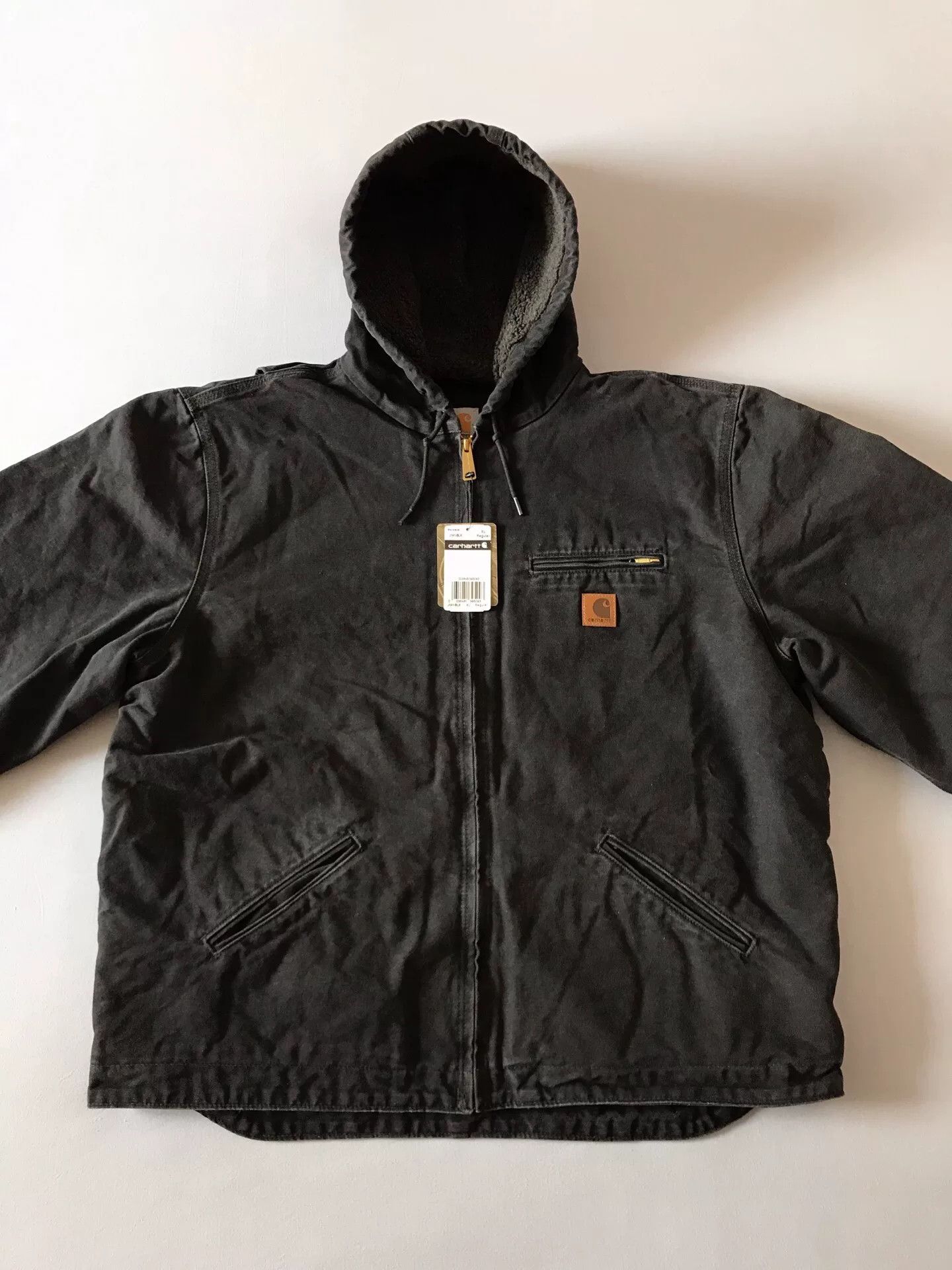 Carhartt Carhartt J141 Hooded Canvas Jacket Size US XL / EU 56 / 4 - 4 Thumbnail