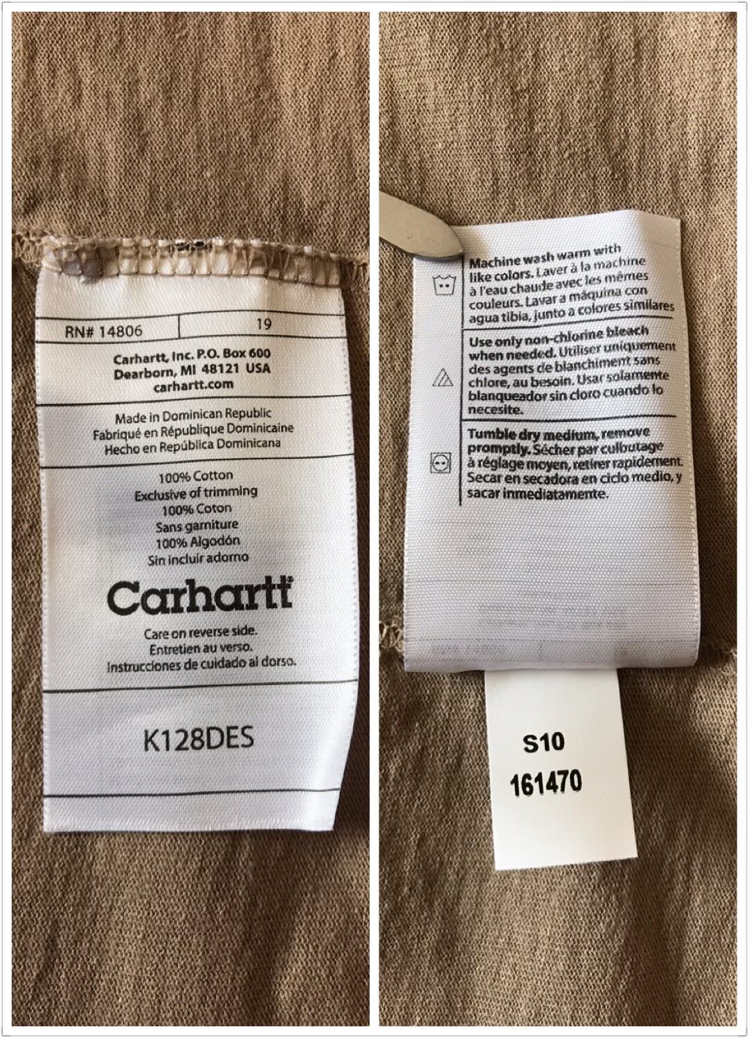 Carhartt Carhartt K128 DES Henley Long-Sleeve T-Shirt Size US M / EU 48-50 / 2 - 9 Thumbnail