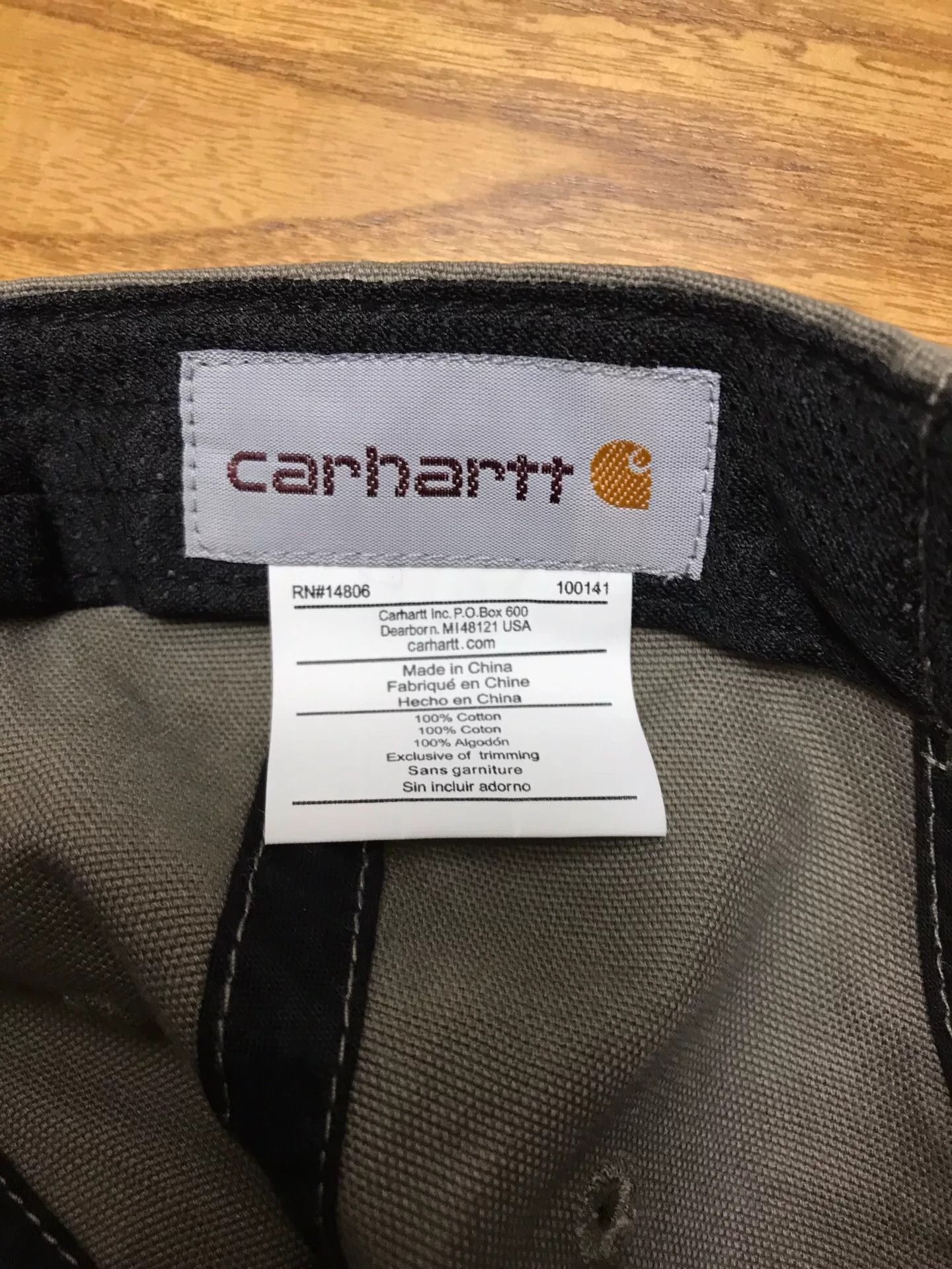 Carhartt Carhartt 100289 Driftwood Baseball Cap Size ONE SIZE - 8 Thumbnail