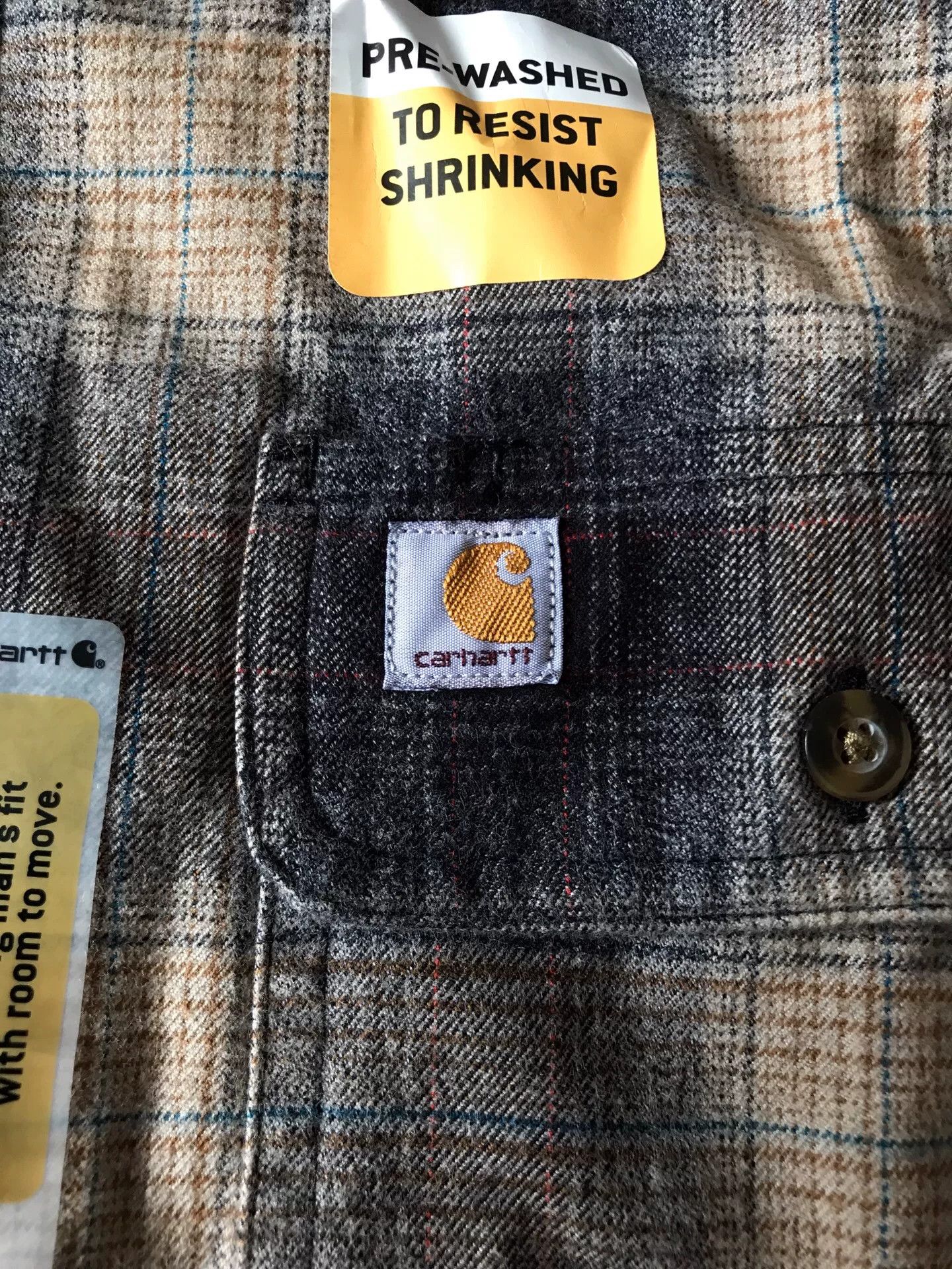 Carhartt Carhartt 104451 Flannel Work Shirt Size US M / EU 48-50 / 2 - 4 Thumbnail