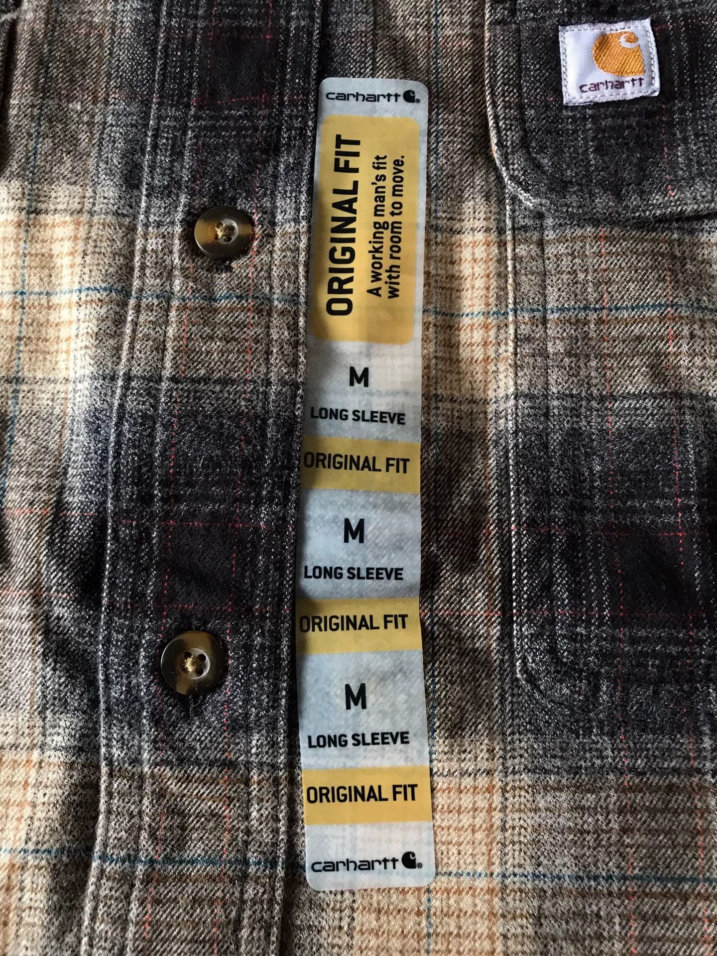 Carhartt Carhartt 104451 Flannel Work Shirt Size US M / EU 48-50 / 2 - 6 Thumbnail