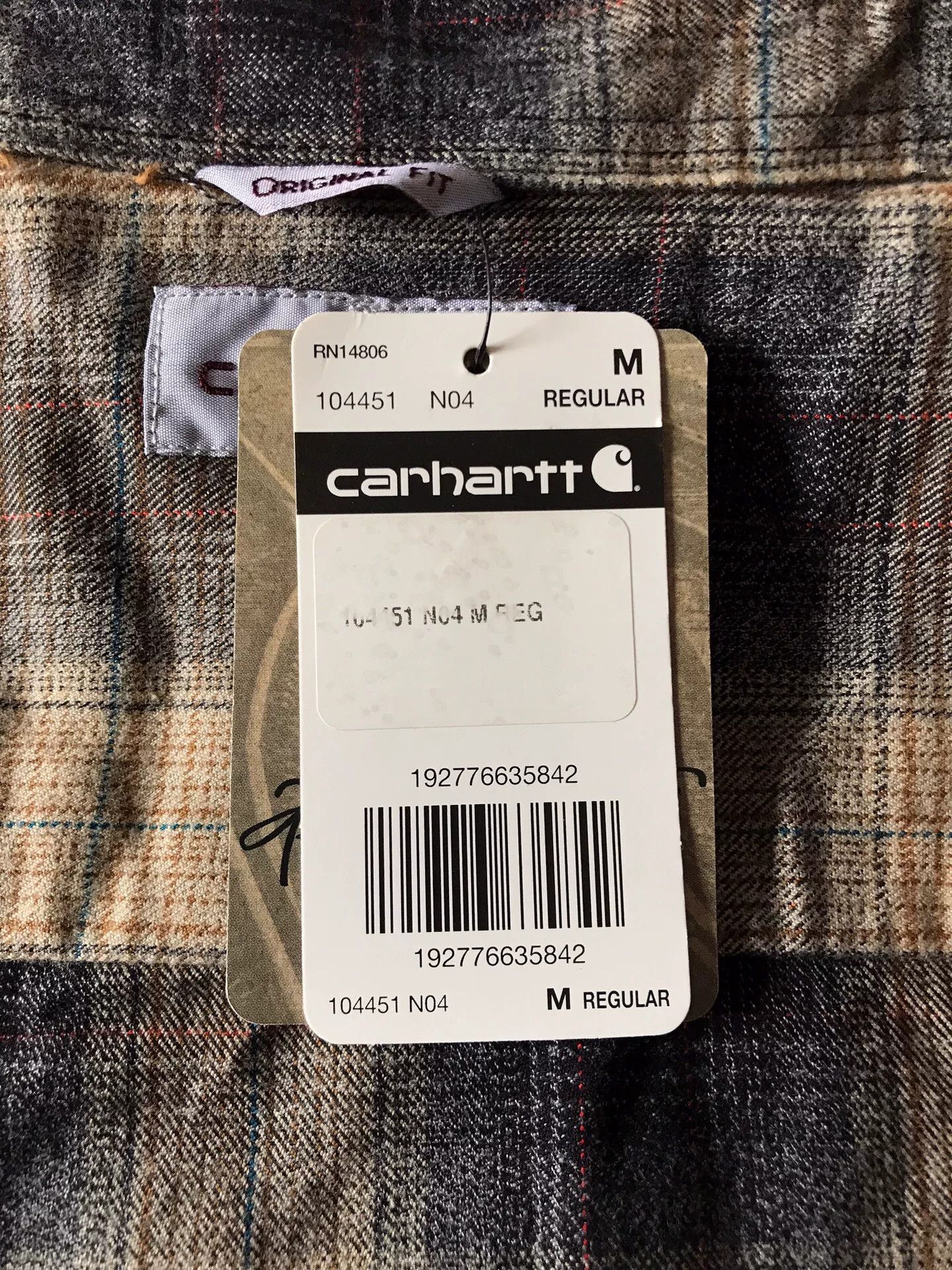 Carhartt Carhartt 104451 Flannel Work Shirt Size US M / EU 48-50 / 2 - 8 Thumbnail