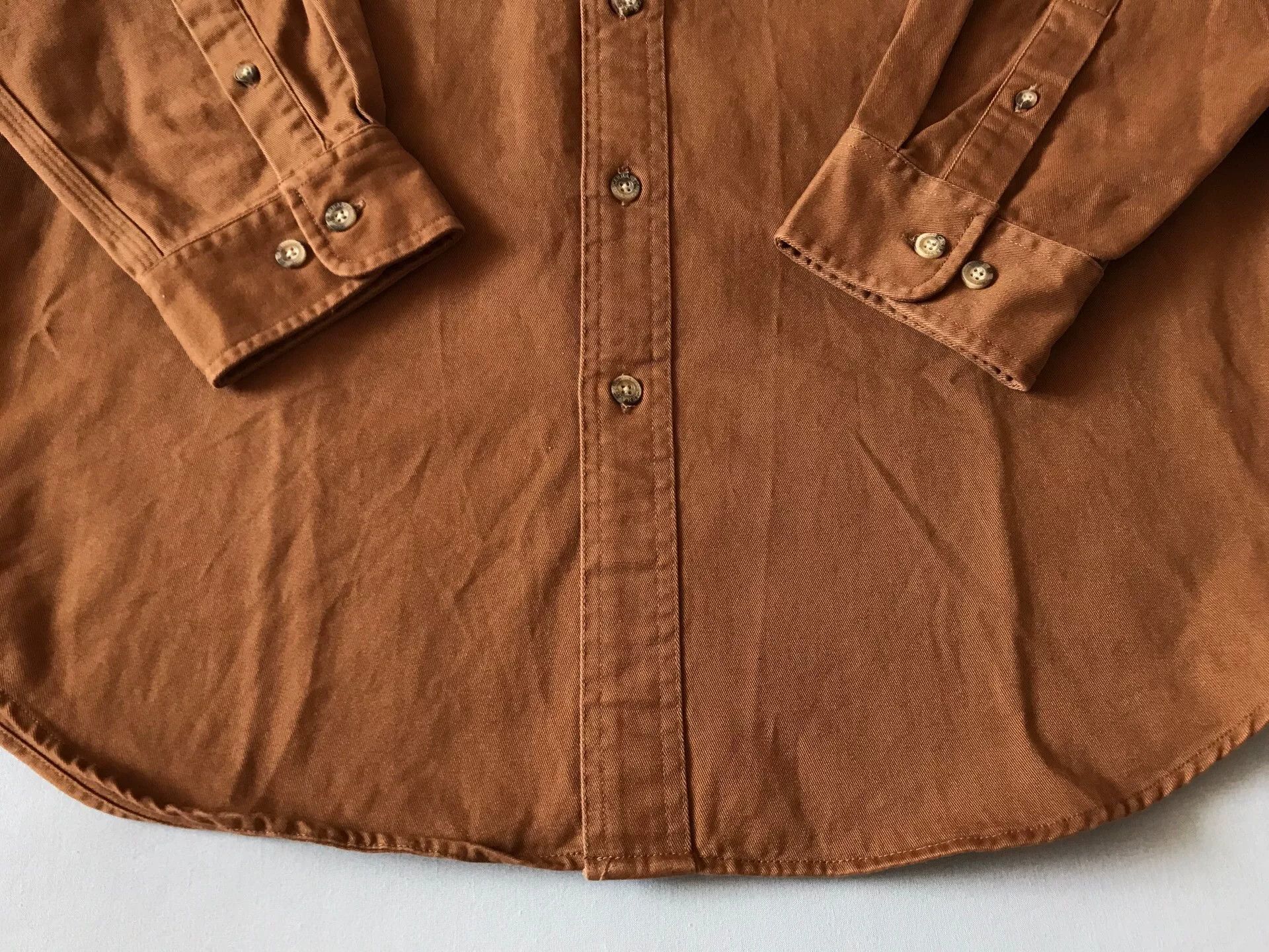 Carhartt Carhartt S09 Brown Heavy Work Shirt Size US M / EU 48-50 / 2 - 5 Thumbnail