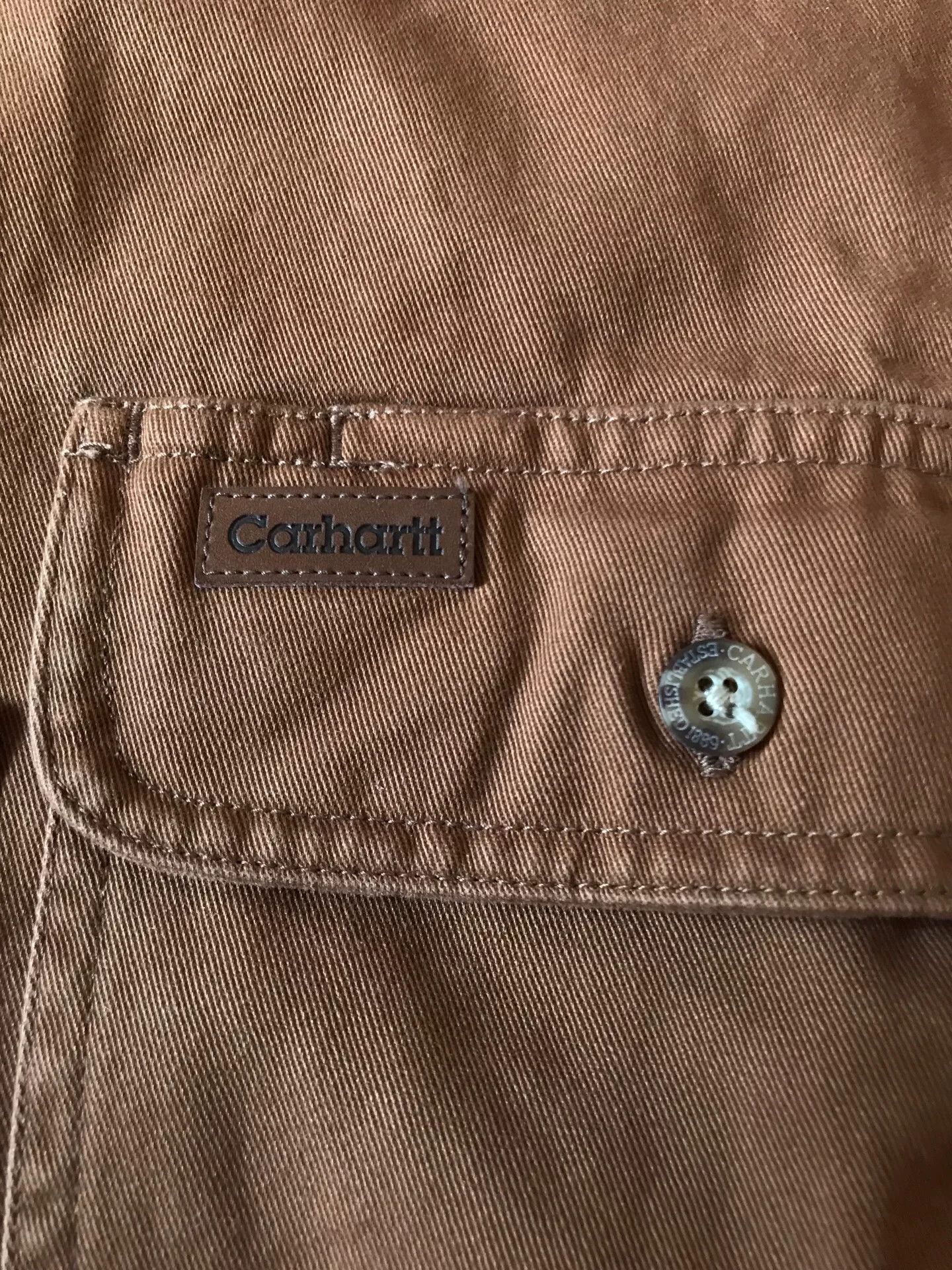 Carhartt Carhartt S09 Brown Heavy Work Shirt Size US M / EU 48-50 / 2 - 6 Thumbnail